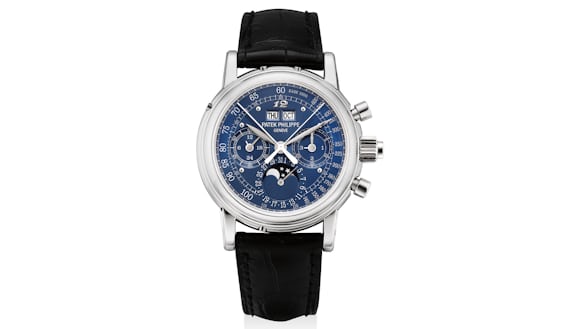 Lot 169 - Patek Philippe platinum Ref. 5004, formerly in the collection of Sir Eric Clapton