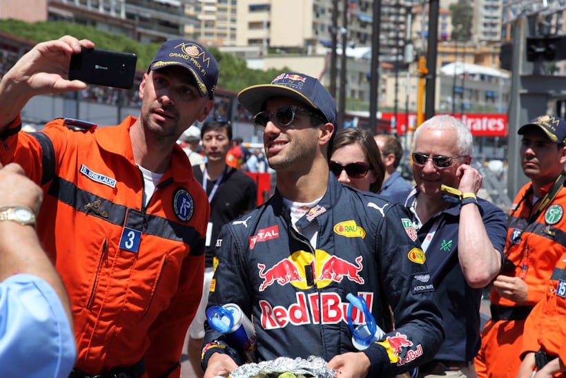 Red Bull Racing driver, Daniel Ricciardo.