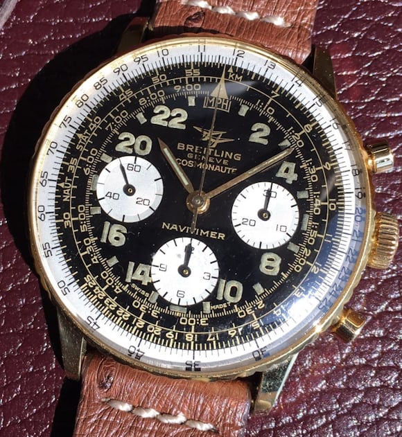Breitling Cosmonaute Reference 809 Yellow gold