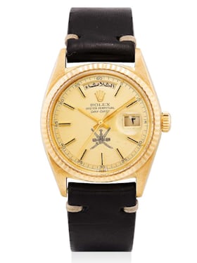 Lot 36 - Rolex Tag-Datum für das Sultanat von Oman gemacht.