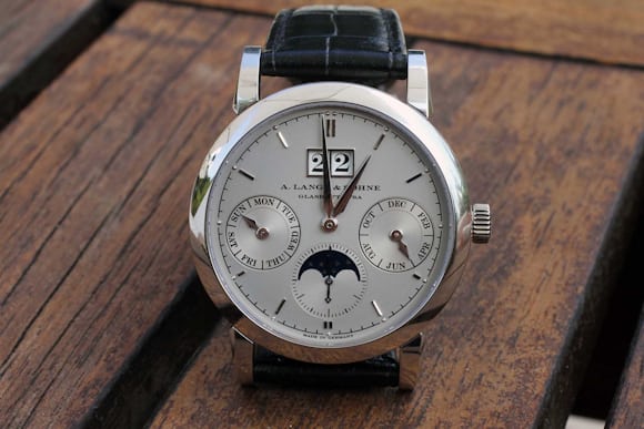 The A. Lange & Söhne Saxonia Annual Calendar Face