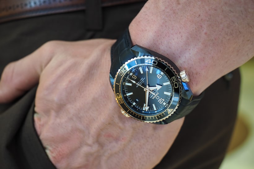 Hands-On: The Omega Planet Ocean Deep Black Collection - HODINKEE