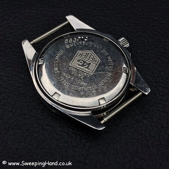 Tag Heuer Marine Nationale engravings