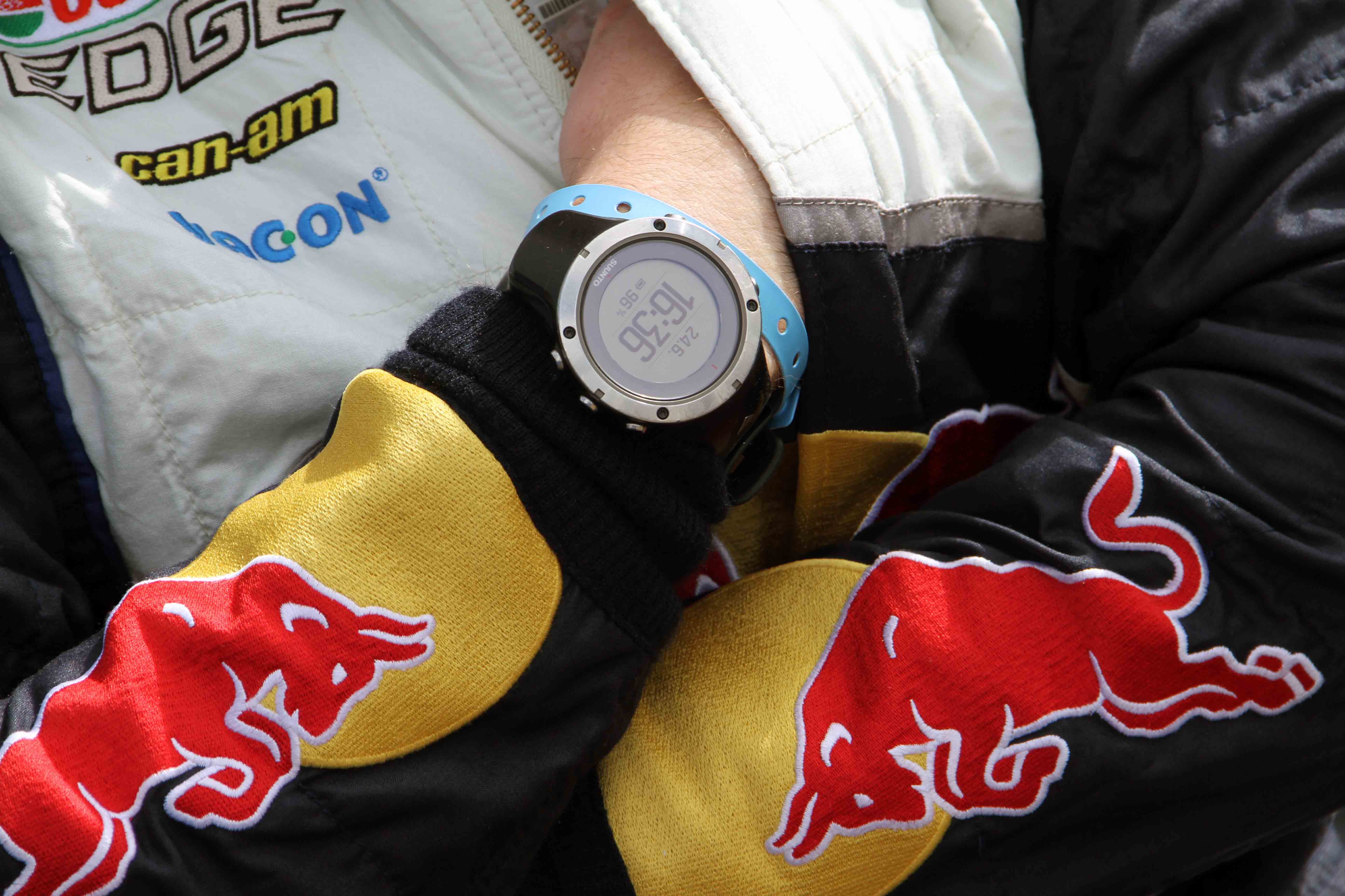 Latvala's Suunto Ambit3 Peak Sapphire. 