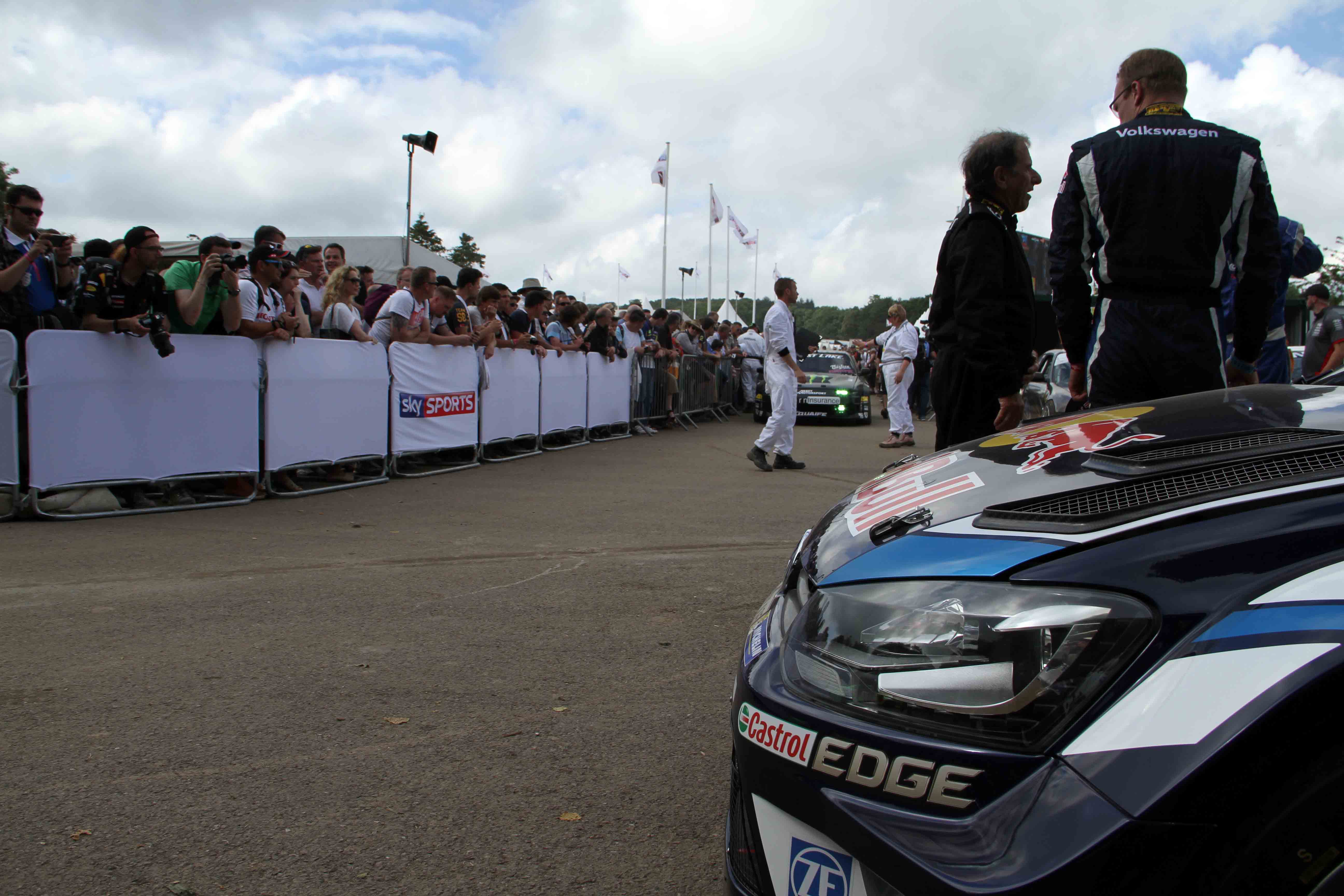 Jari-Matti Latvala's VW Polo R WRC. 
