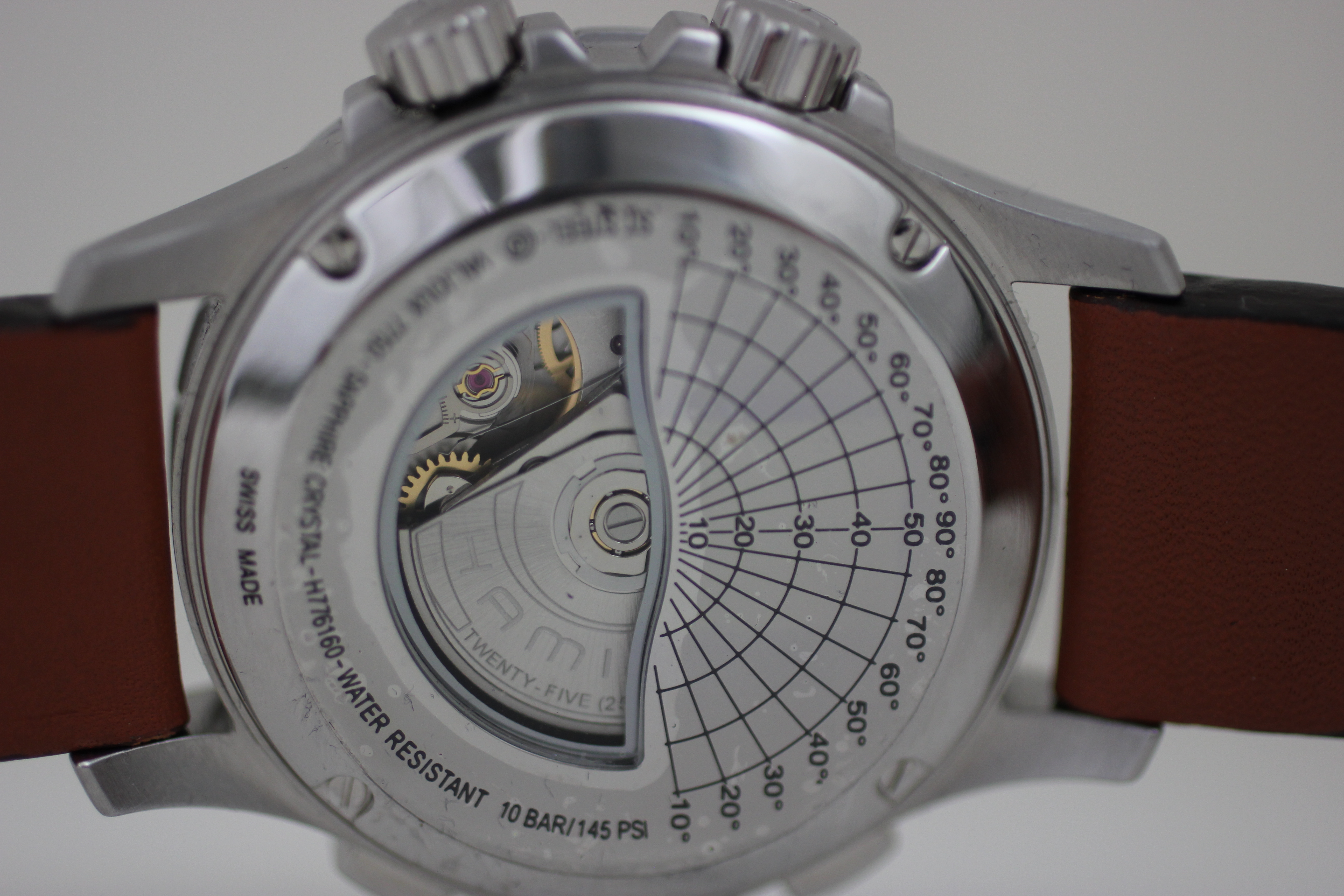 Hamilton Khaki X-Wind Auto Chrono heading graph