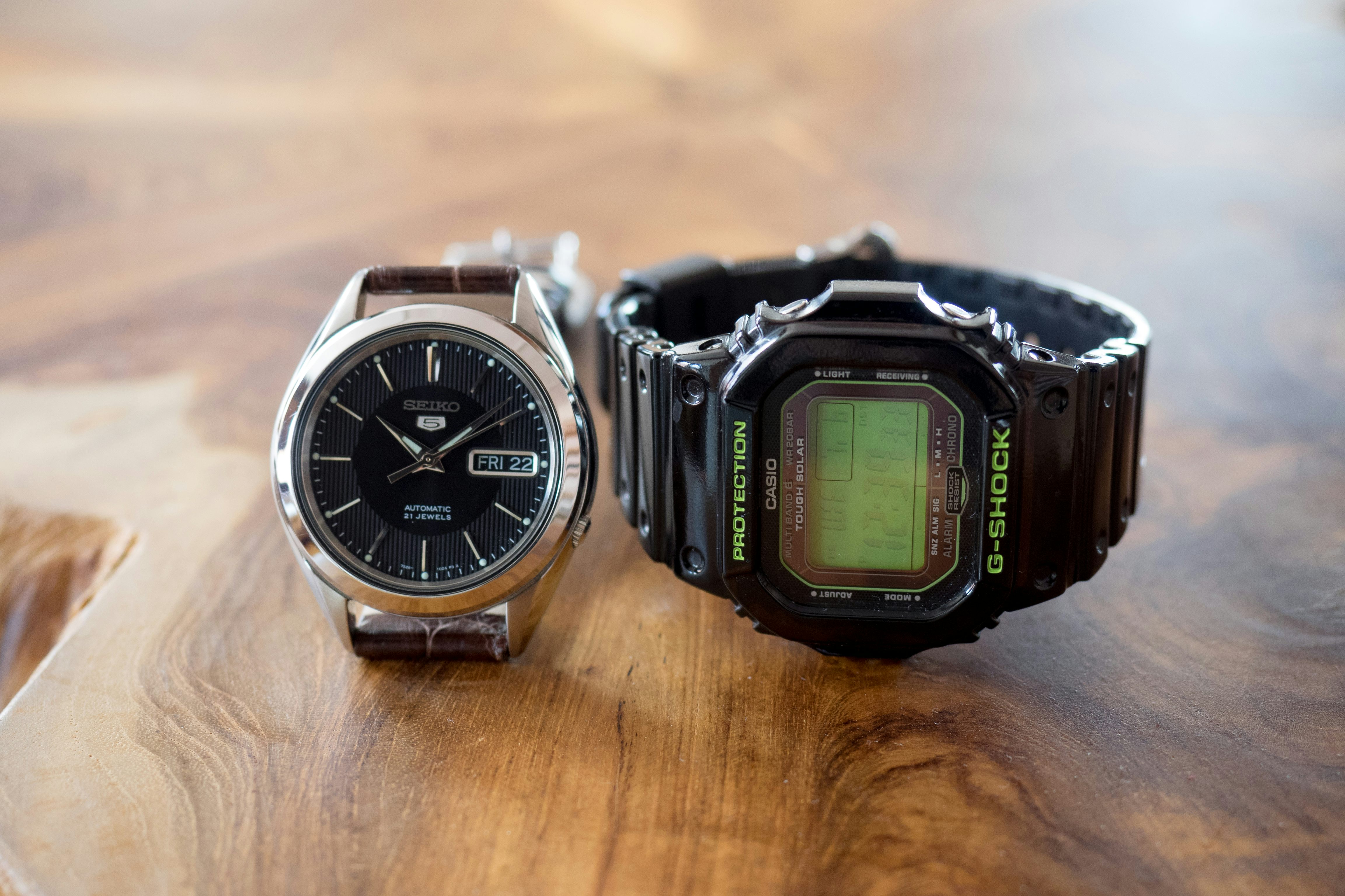 Samtykke dør Andrew Halliday The Two Watch Collection: The Seiko 5 And The Casio G-Shock 'Tough Solar' -  Hodinkee