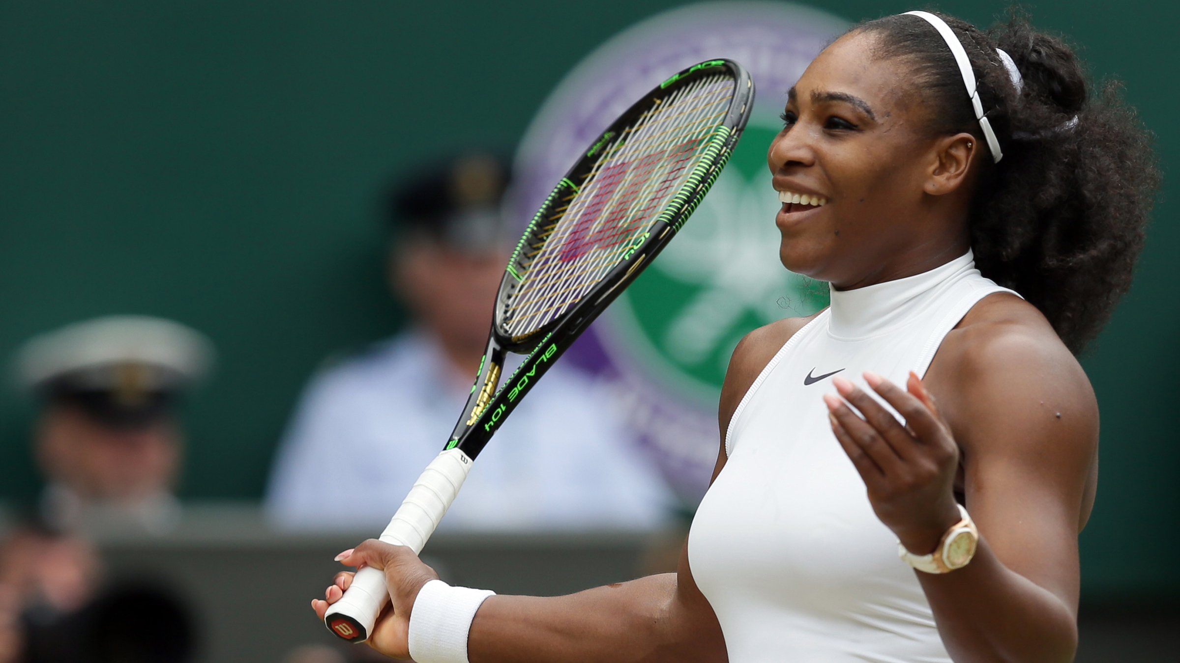 Watch Spotting Serena Williams Wins The Wimbledon Ladies Final Wearing A Rose Gold Audemars Piguet Royal Oak Offshore