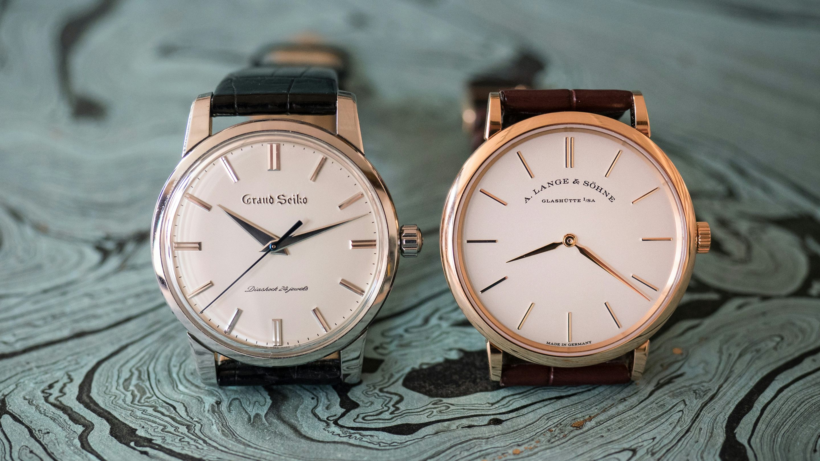 The Two Watch Collection: The Grand Seiko SBGW033 130th Anniversary Limited  Edition And The A. Lange & Söhne Saxonia Thin 37mm - Hodinkee