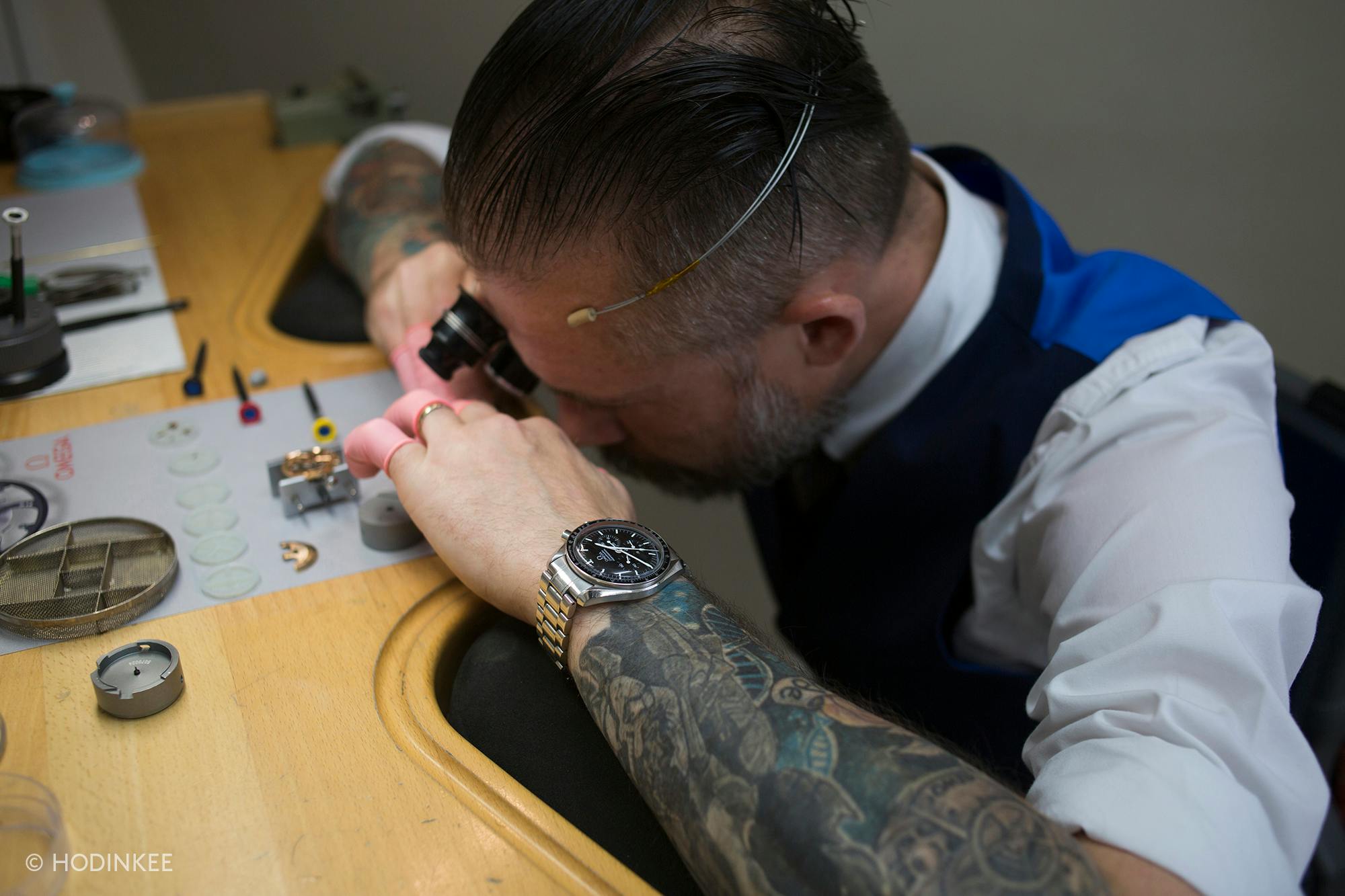 Wayne Clark watchmaker somlo omega