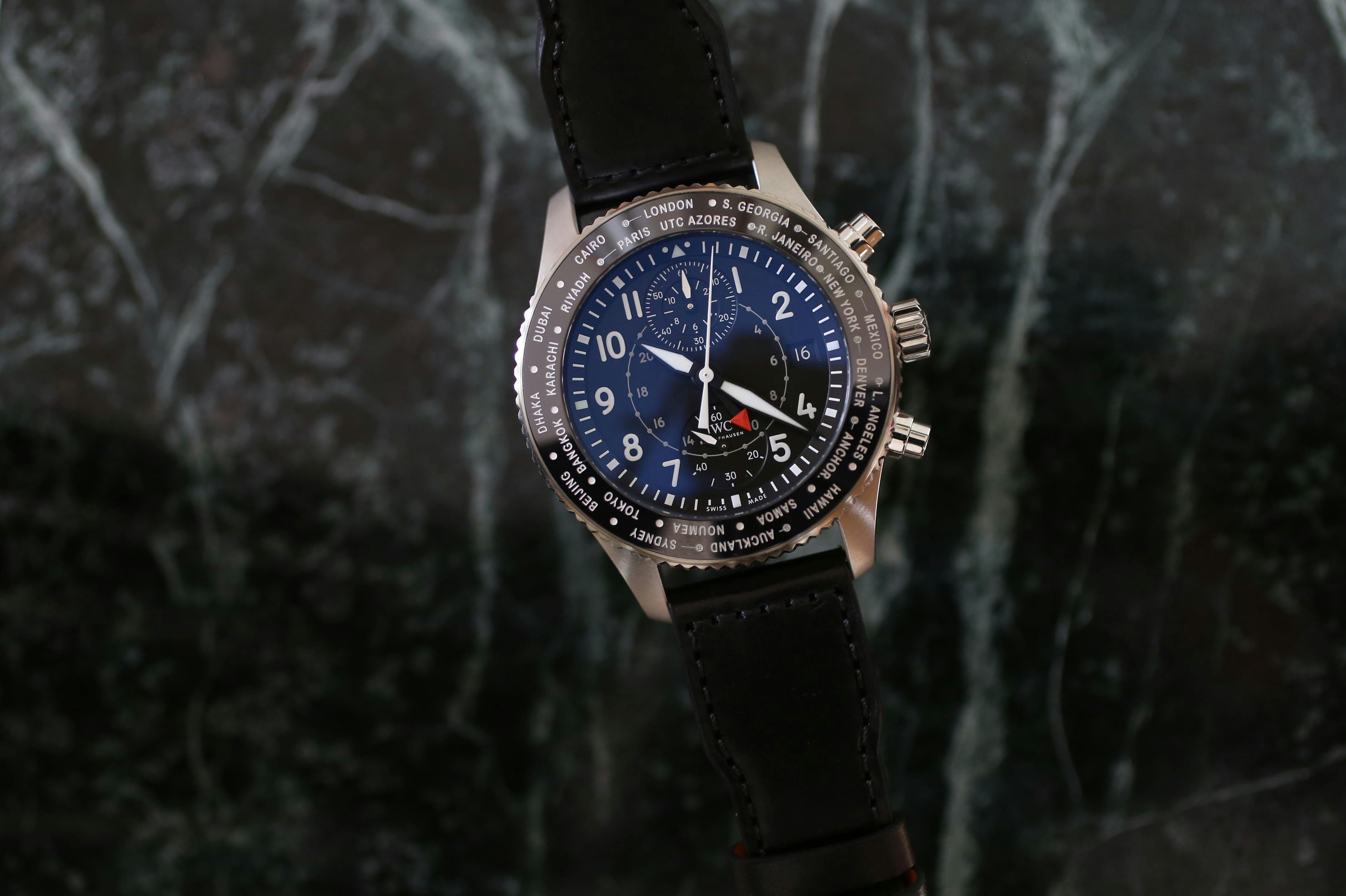 Hands-On: The IWC Pilot's Watch Timezoner Chronograph 3950 - HODINKEE