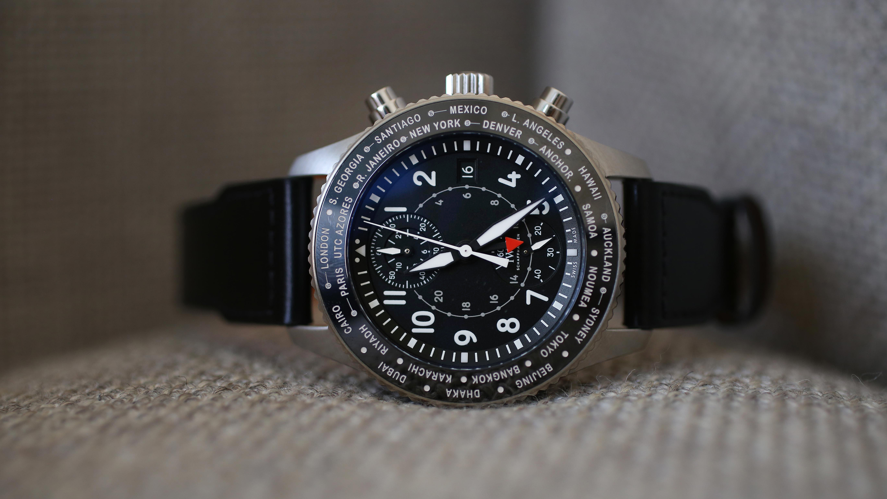 Hands On The IWC Pilot s Watch Timezoner Chronograph 3950 Hodinkee