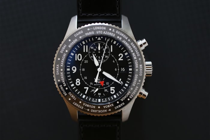 IWC Pilot's Watch Timezoner Chronograph.