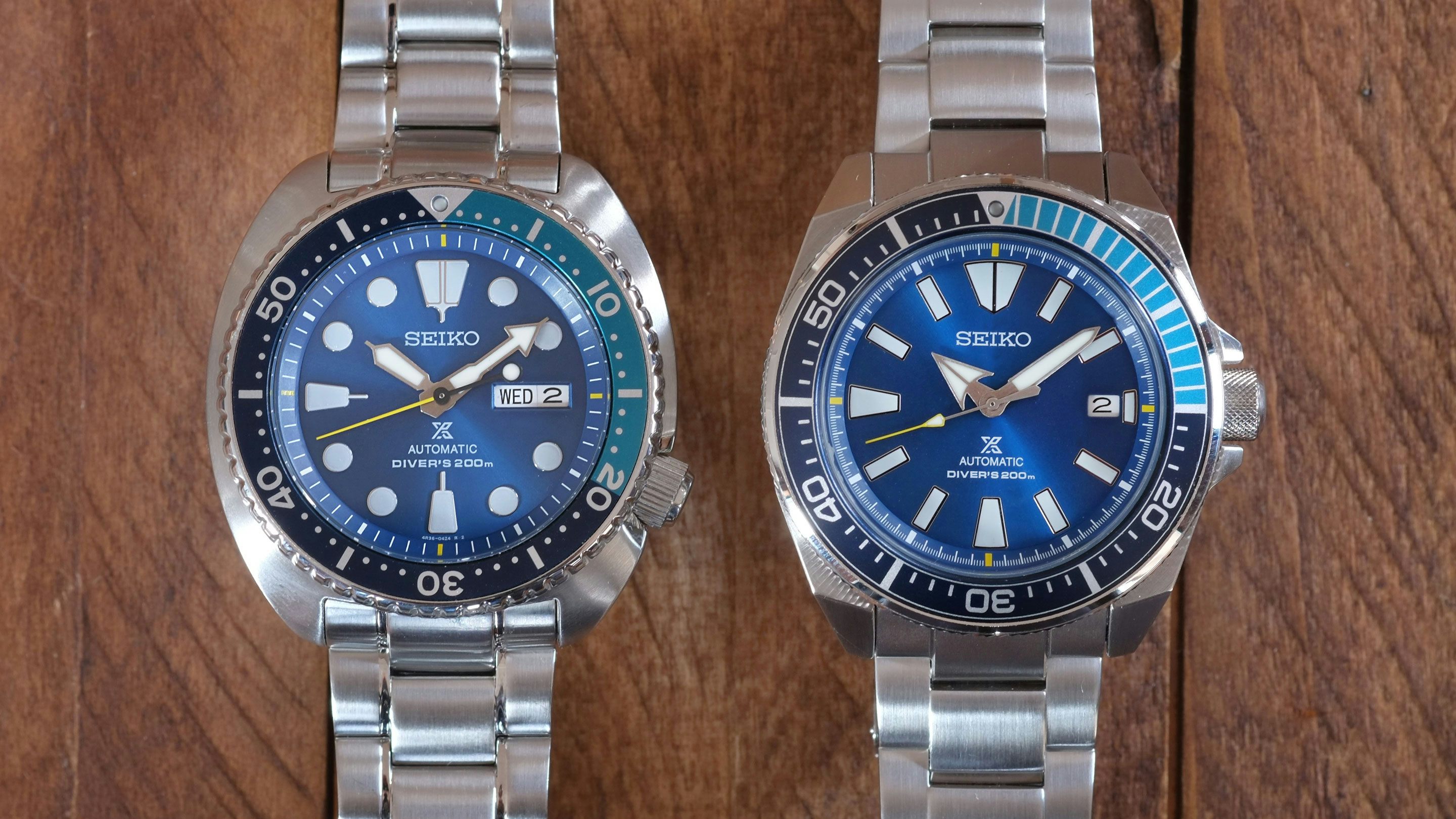 Hands-On: The Blue Lagoon 'Samurai' And 'Turtle,' Two New Limited Edition  Seiko Prospex Divers (References SRPB09 And SRPB11) - Hodinkee
