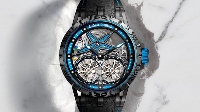 Roger Dubuis Excalibur Spider Pirelli With Double Flying Tourbillon Limited Edition SIHH 2017