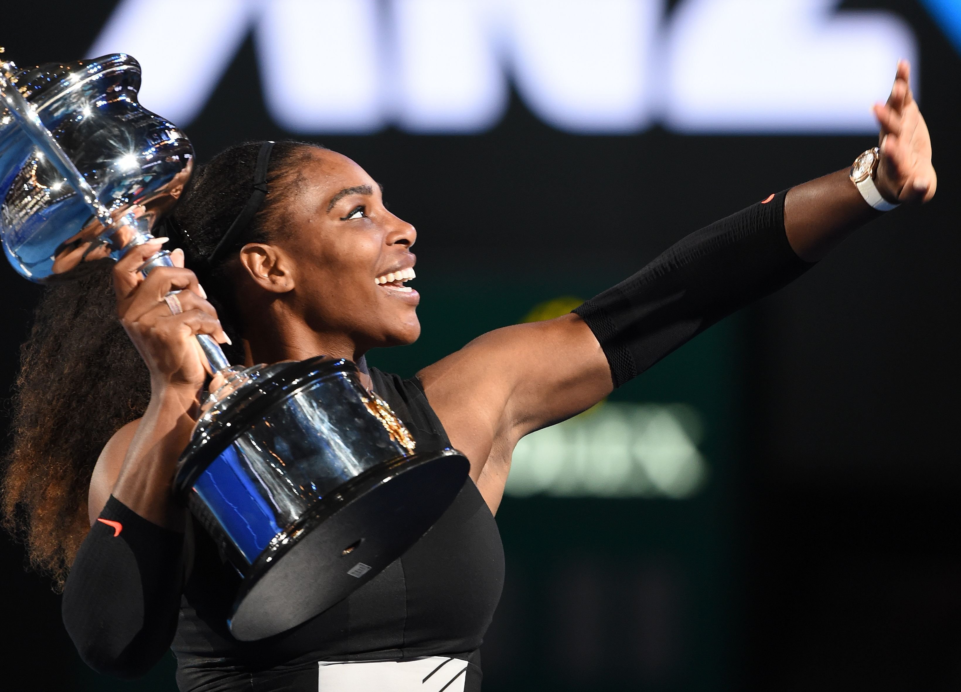 Watch Spotting Serena Williams Wins 2017 Australian Open And