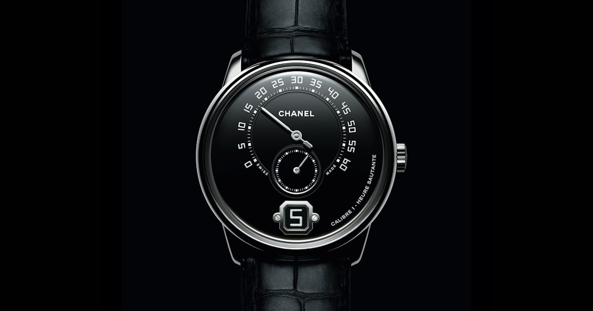 Chanel Monsieur Édition Noire Black Ceramic Watch - Oracle Time