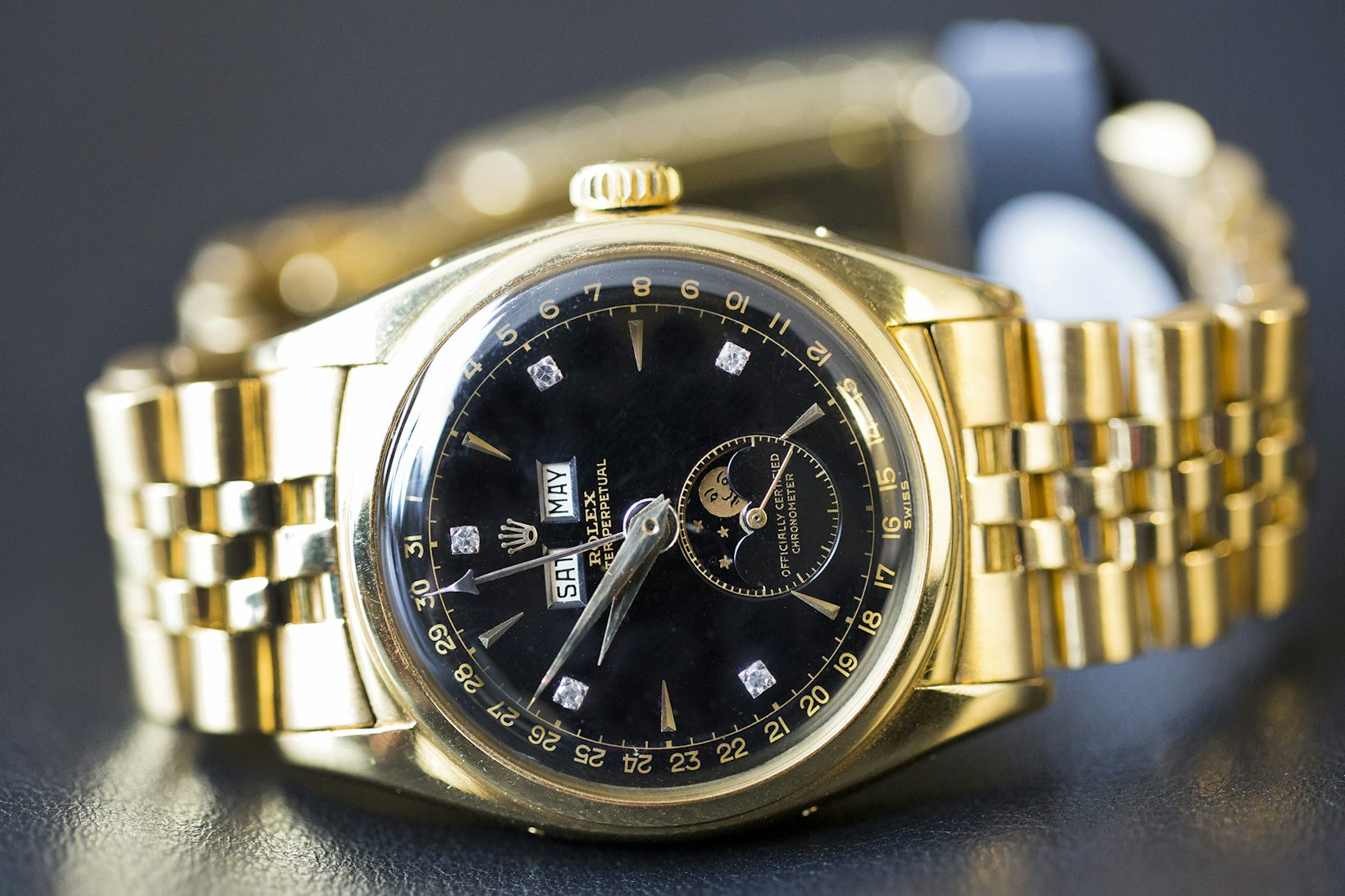 InDepth The Rolex Triple Calendar Moonphase Reference 6062 Owned By