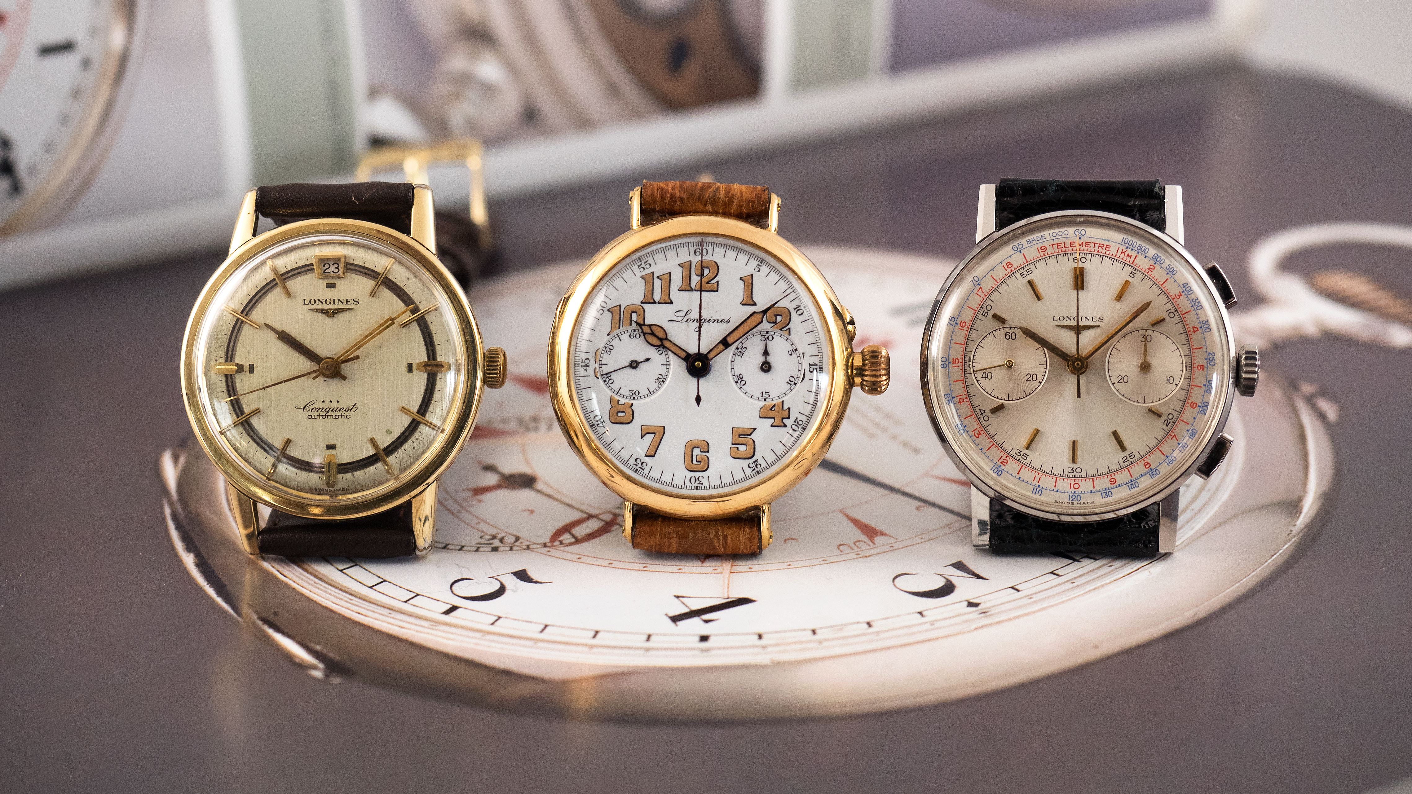 Hands On A Mighty Trio Of Vintage Watches From The Longines Museum Hodinkee