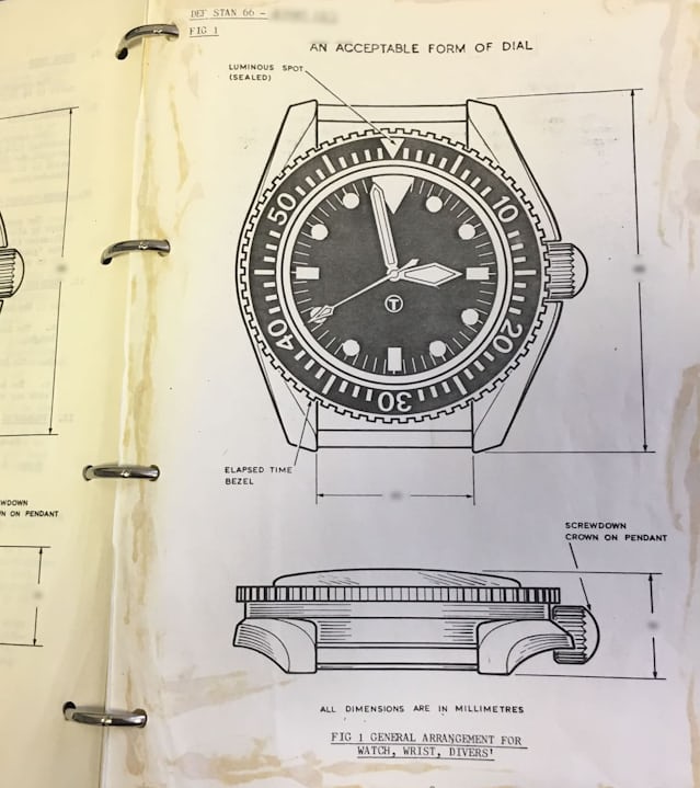 first cwc dive watch automatic