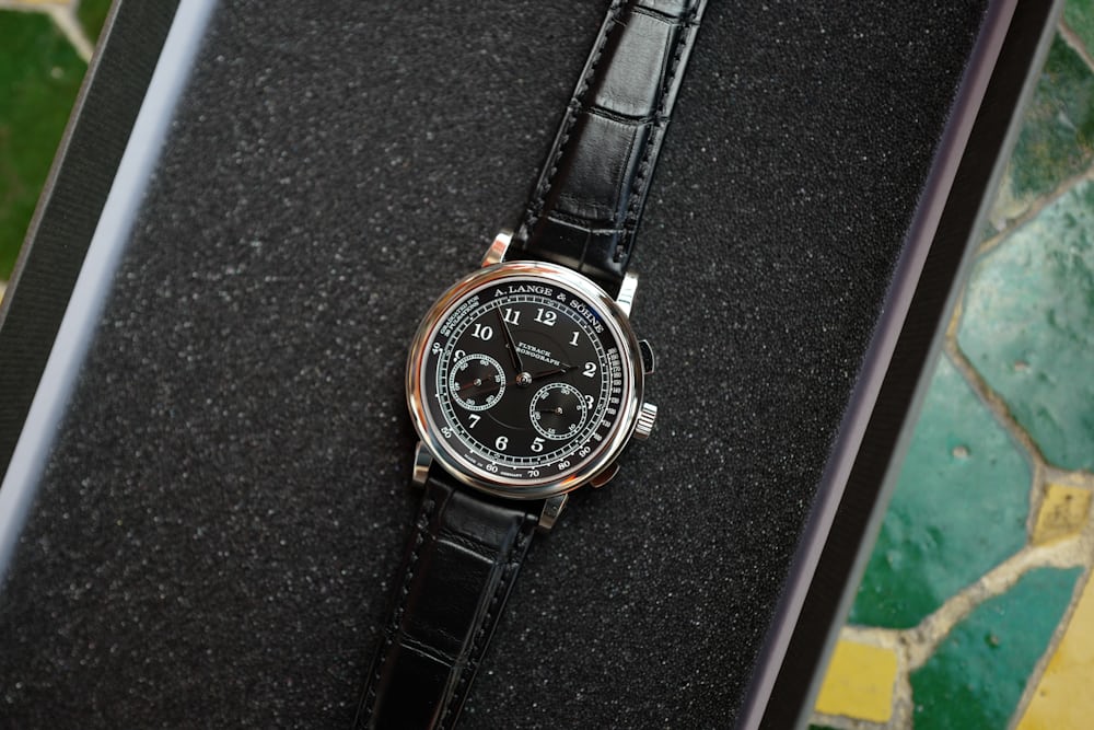 Introducing The A Lange Sohne 1815 Chronograph With Black Dial Live Pics Pricing Hodinkee