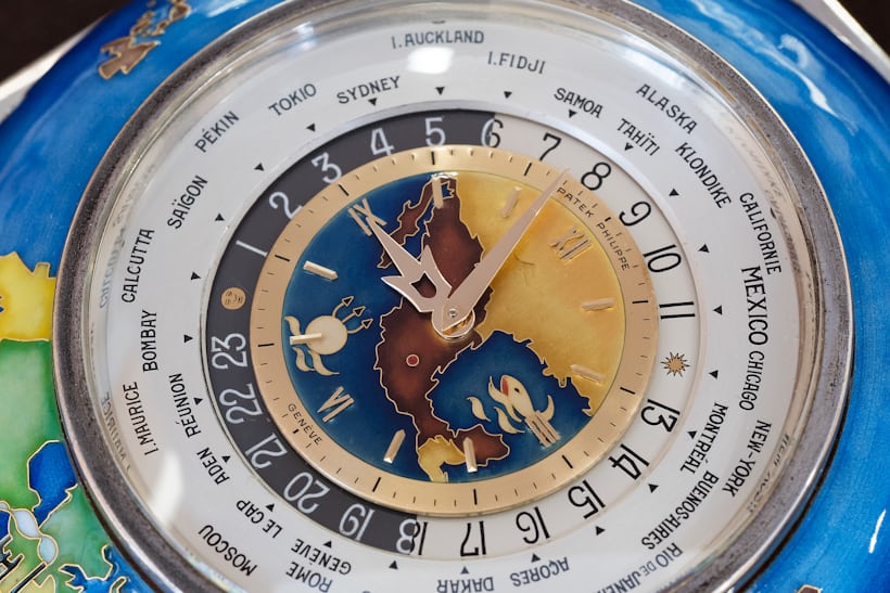 Ref. 828 HU dial showing Mexico and the location of Mexico city