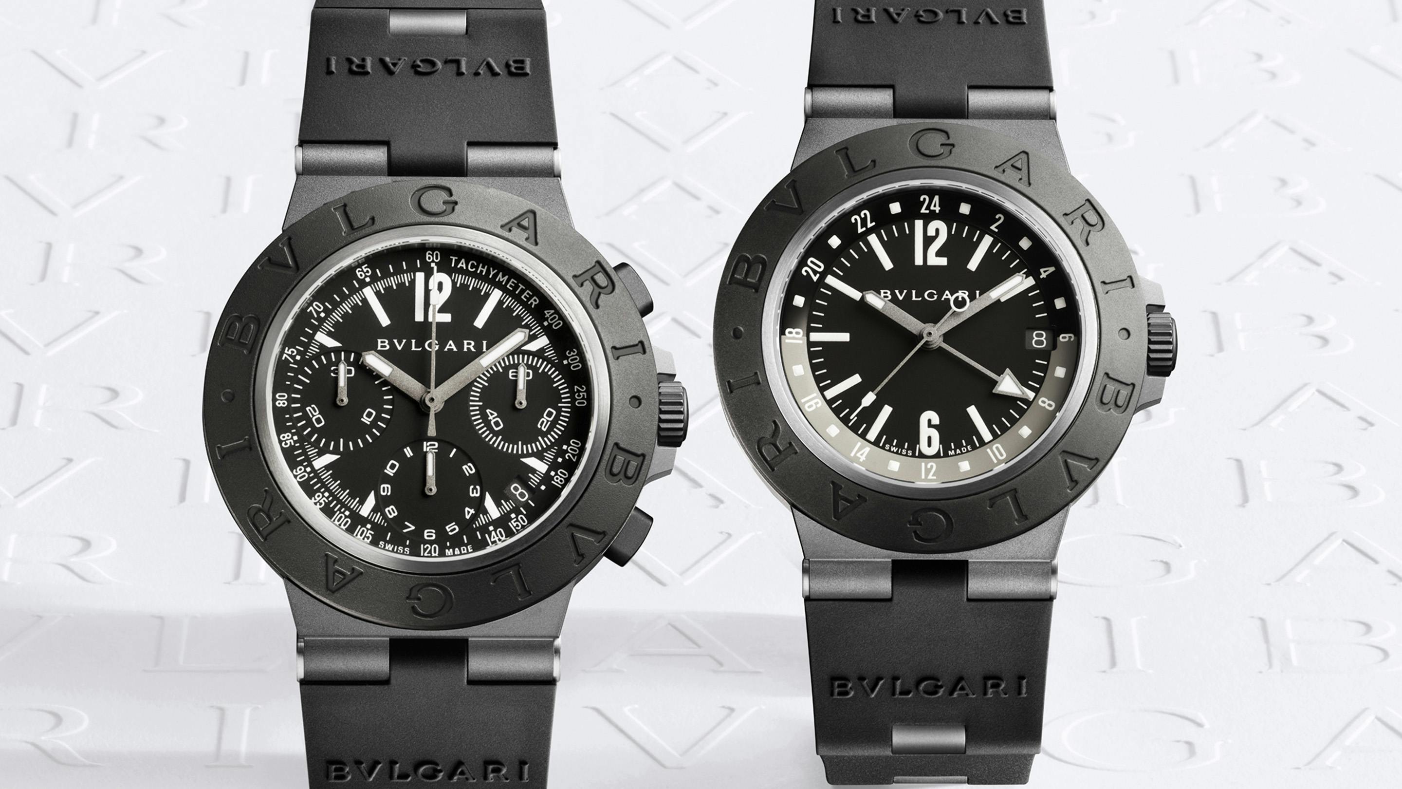 Introducing: The Bulgari Titanio Chronograph And GMT