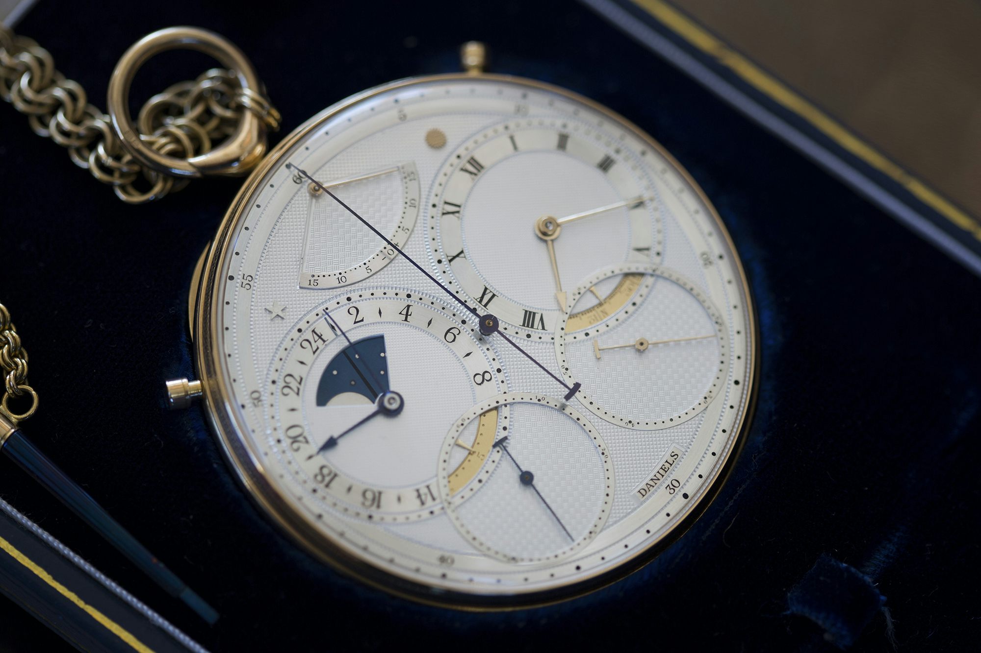 The Daniels Space Traveller pocket watch, also sometimes called "The Double Daniels."