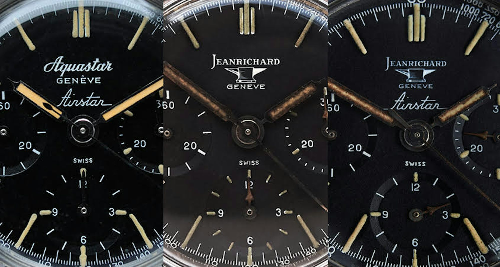 Aquastar_dial Aquastar_dial Aquastar Airstar bring a loupe: a transitional jean richard airstar, a 'big bubbleback' rolex ref. 6106, a military heuer carrera ref. 7753, and more Bring a Loupe: A Transitional Jean Richard Airstar, A ‘Big Bubbleback’ Rolex Ref. 6106, A Military Heuer Carrera Ref. 7753, And More Aquastar dial