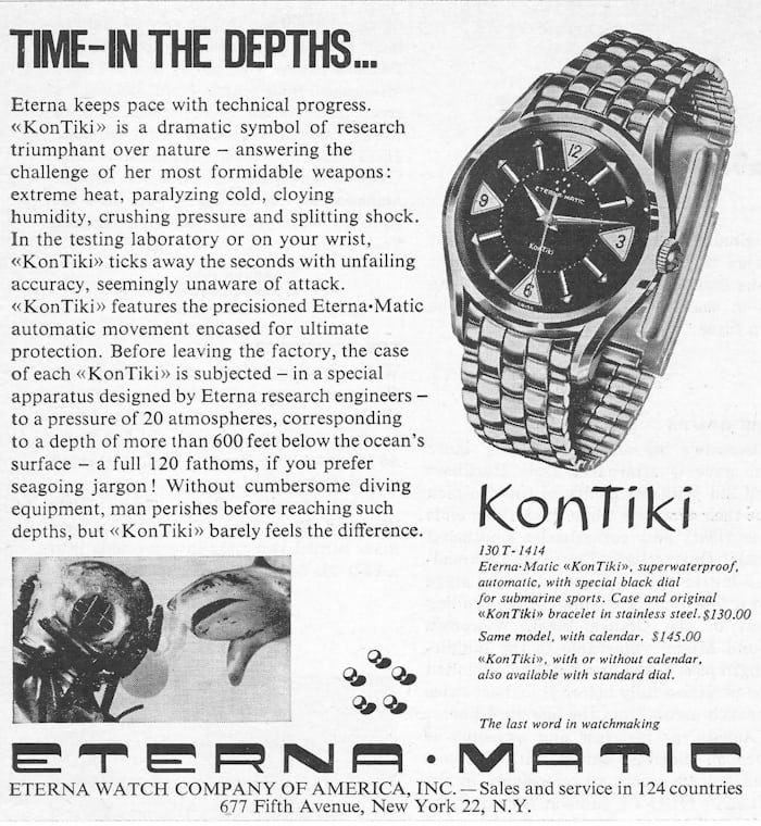 Eterna KonTiki advertising