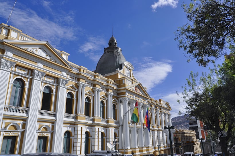 national congress building, La Paz, Bolivia