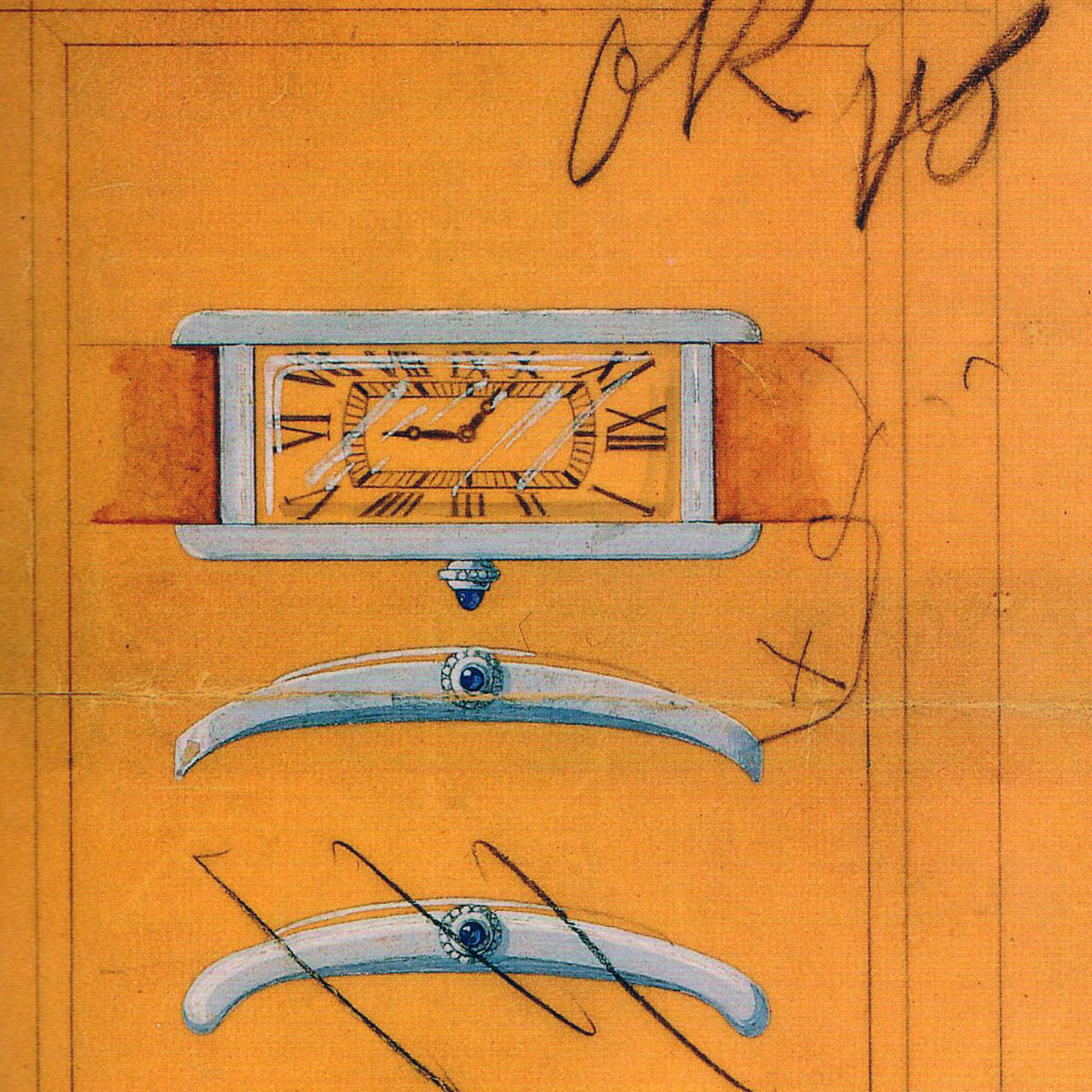 A Week On The Wrist: The Cartier Tank Américaine In Steel tank cintree sketch cartier A Week On The Wrist: The Cartier Tank Américaine In Steel