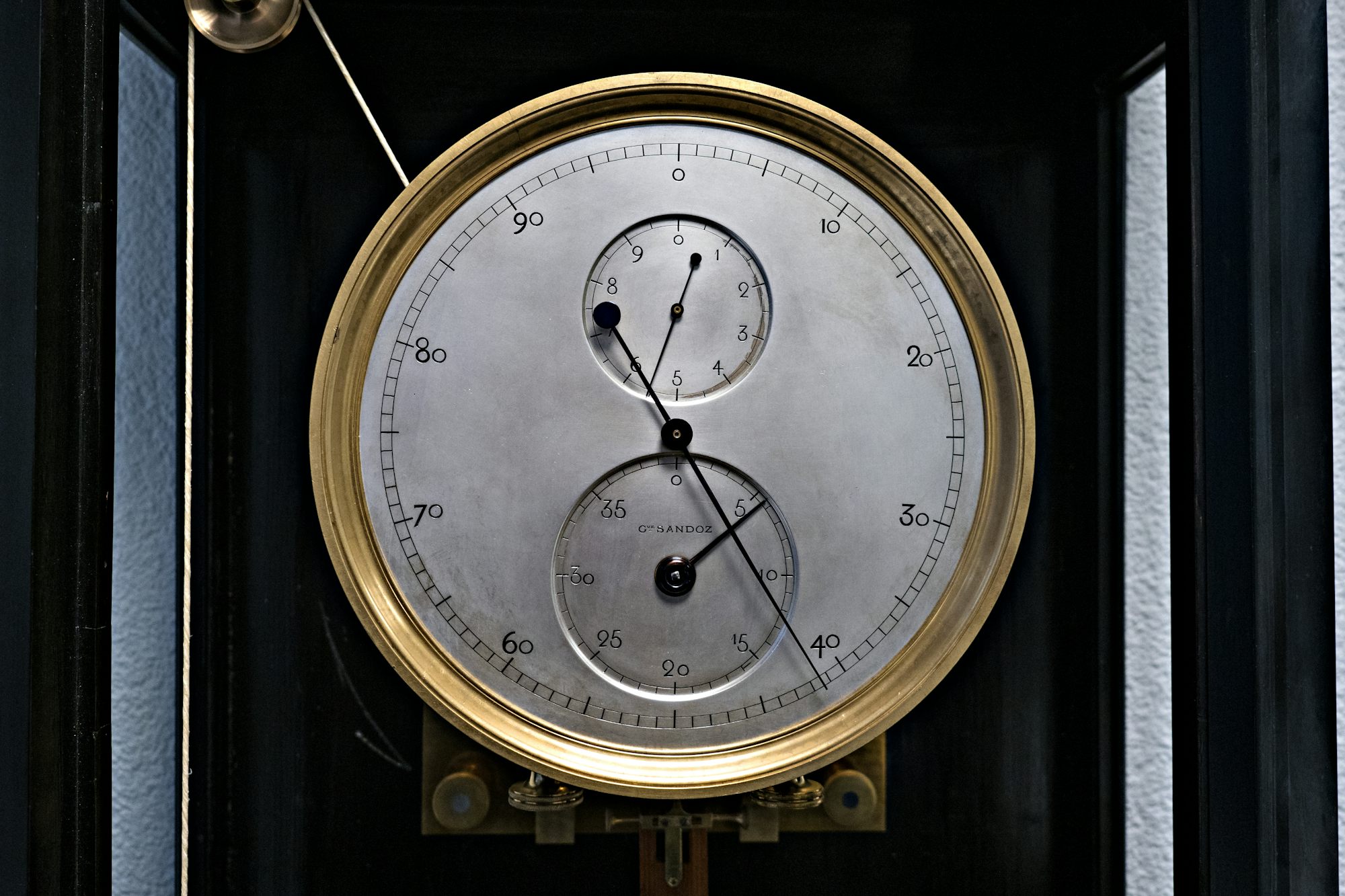PB094342 PB094342 Gustave Sandoz Clock Urwerk Geneva, dial Found: Four Incredible Clocks At Urwerk HQ, Geneva Found: Four Incredible Clocks At Urwerk HQ, Geneva PB094342