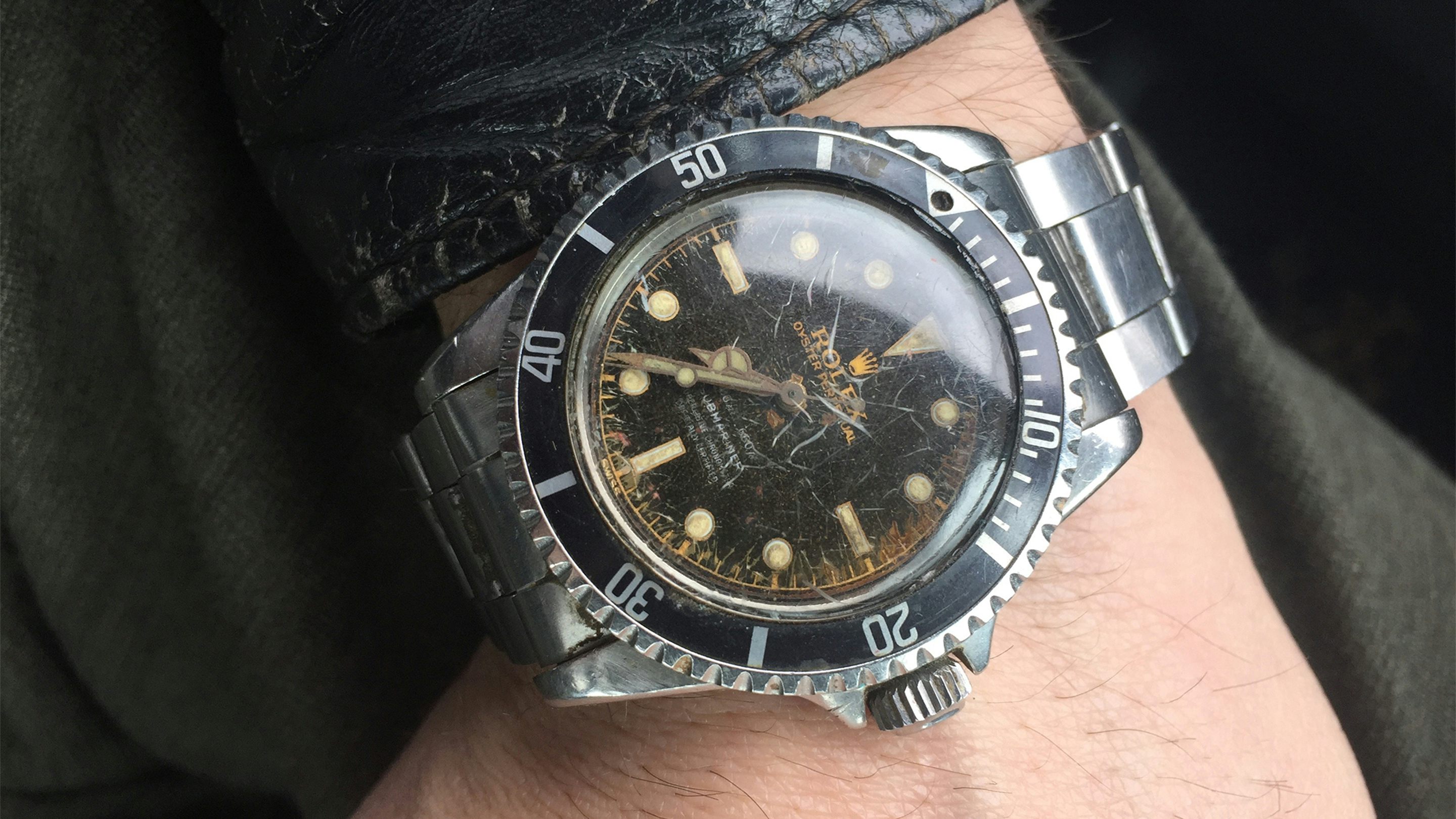 A Gilt Rolex Submariner Reference 5512 -
