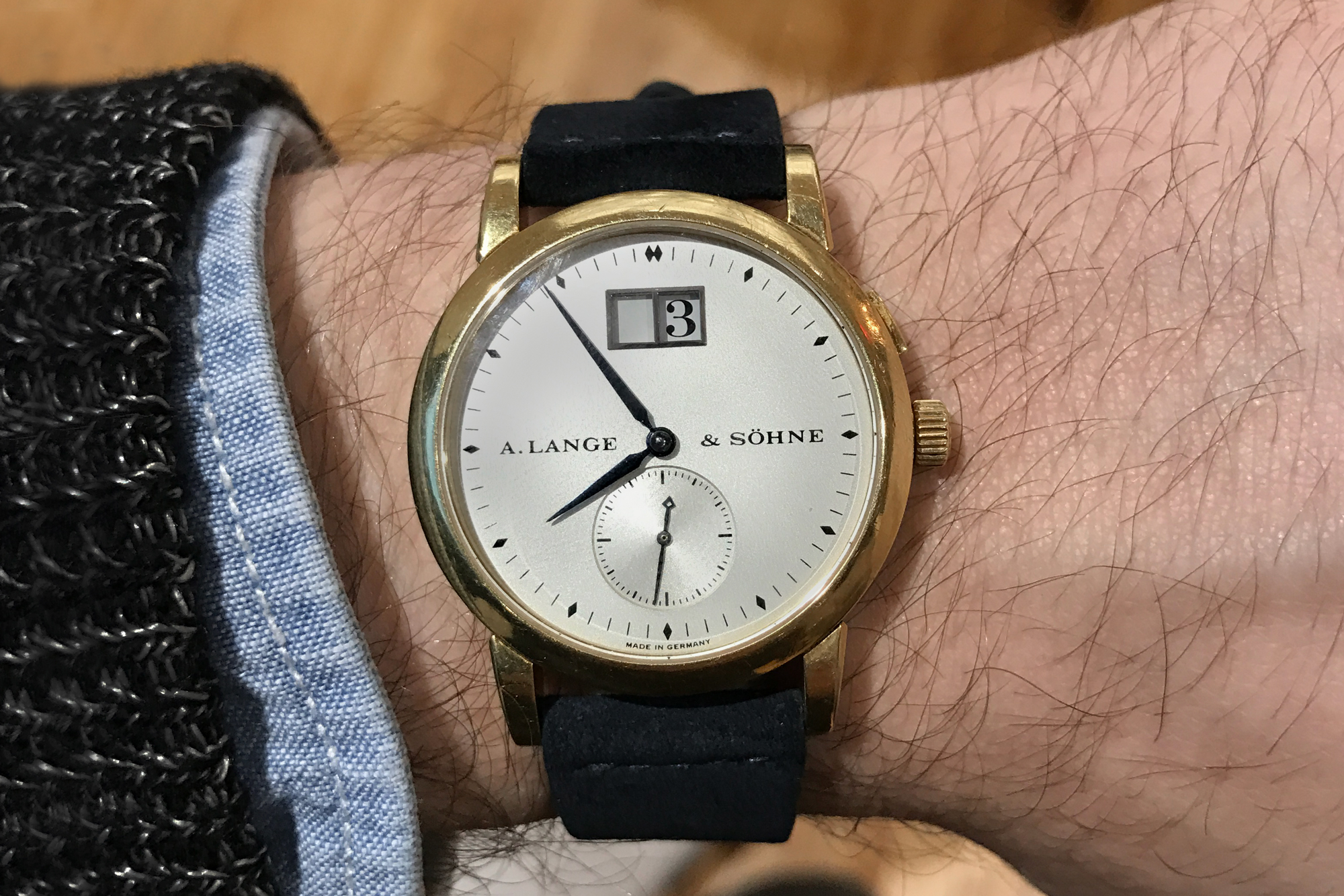 Lange saxonia discount outsize date price