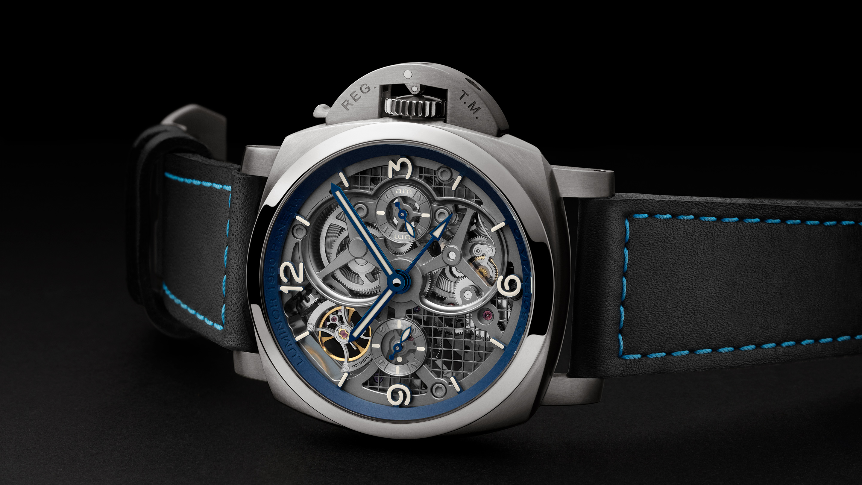 Introducing The Panerai Lo Scienziato Luminor 1950 Tourbillon GMT Titanio 47mm Hodinkee