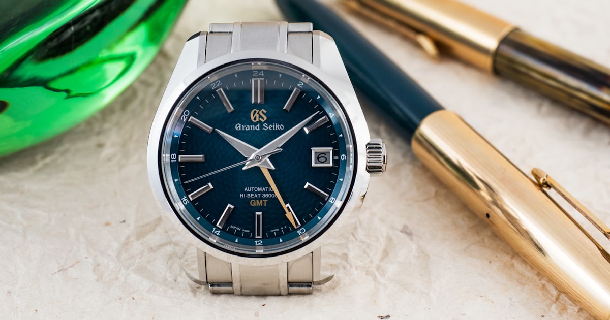 Hands-On: The Grand Seiko Hi-Beat 36000 GMT Limited Edition SBGJ227  'Peacock' - Hodinkee