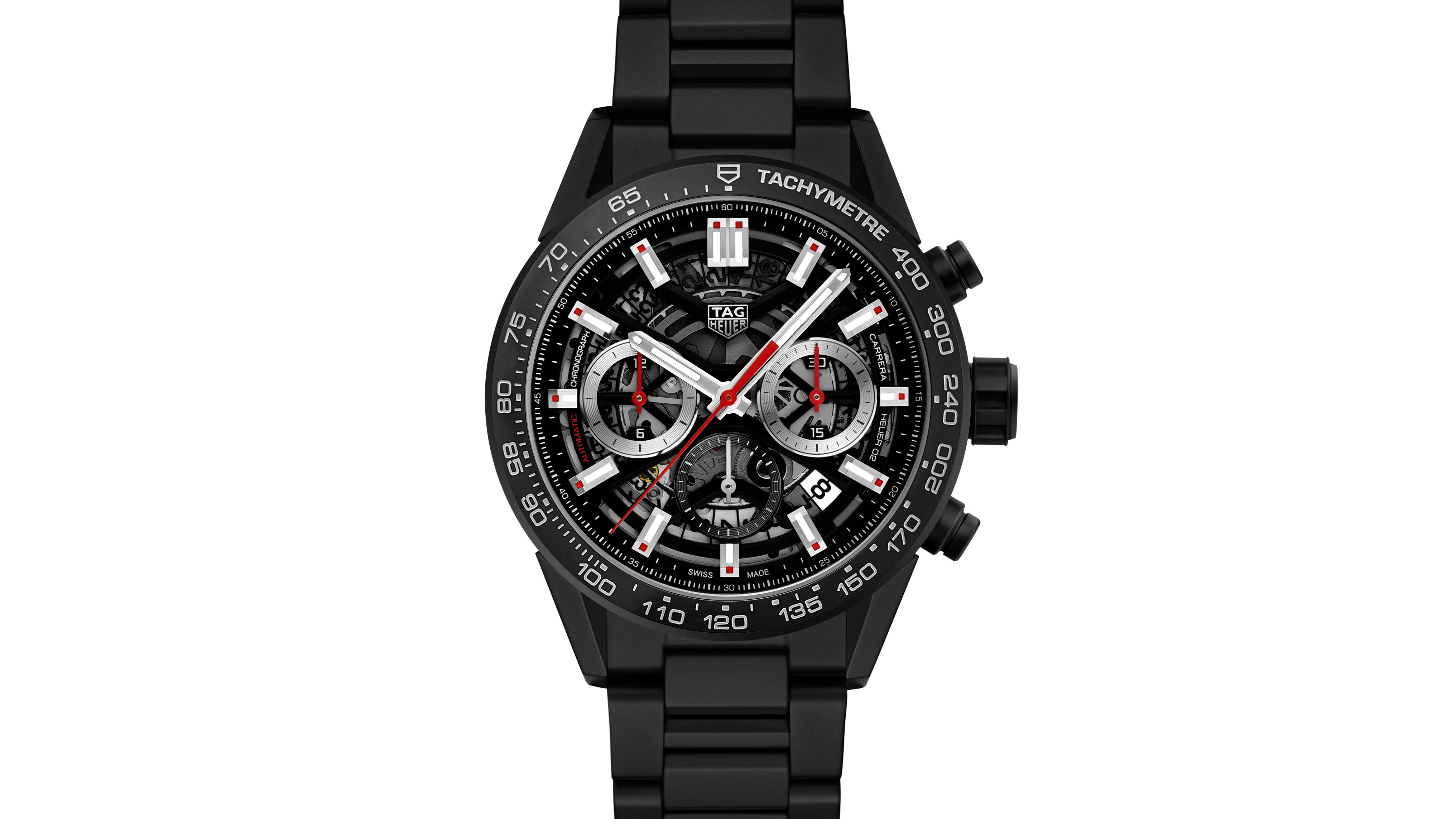 TAG Heuer - Carrera Calibre 16 Chronograph Black Titanium, Time and  Watches