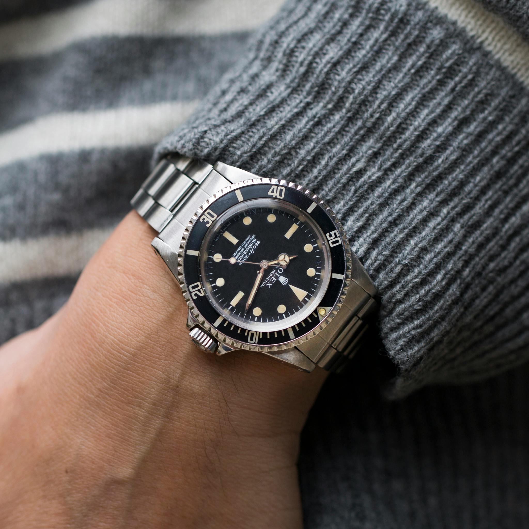 Vintage Watches: A 1972 Rolex Submariner Ref. 5512, A 1970s Zenith
