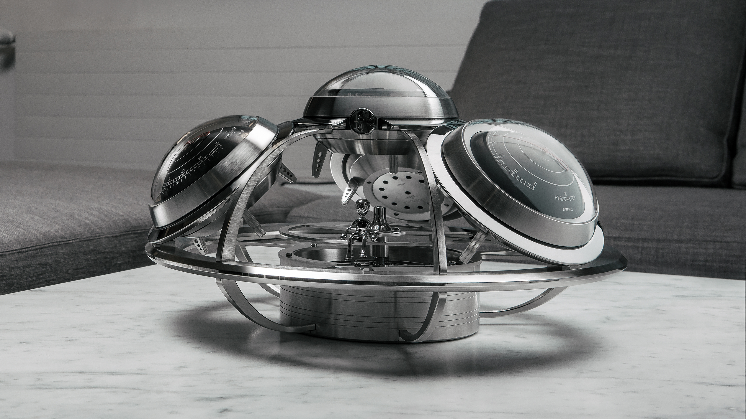 Introducing: The Fifth Element – A Desktop Weather Station By MB&F 