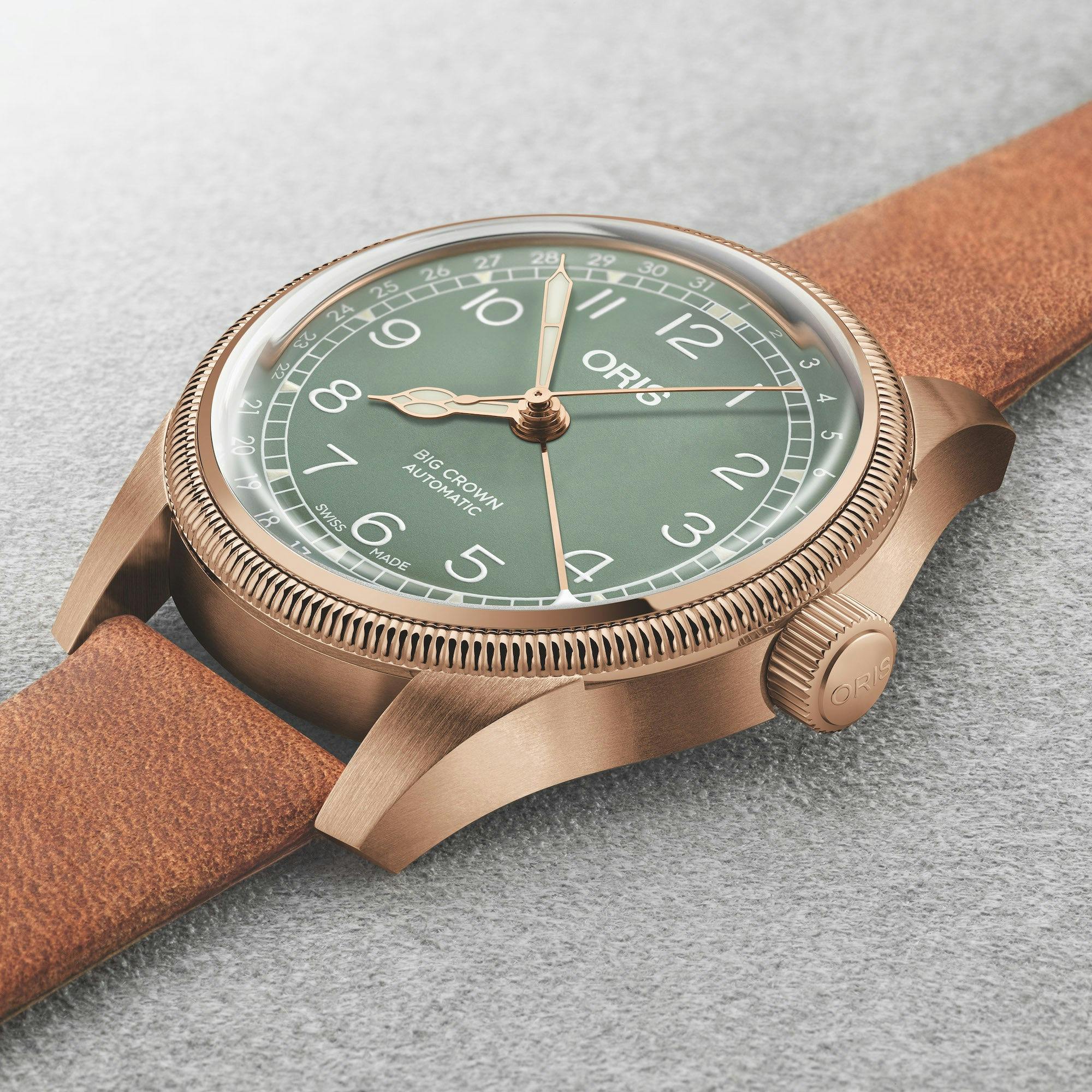 oris bronze green