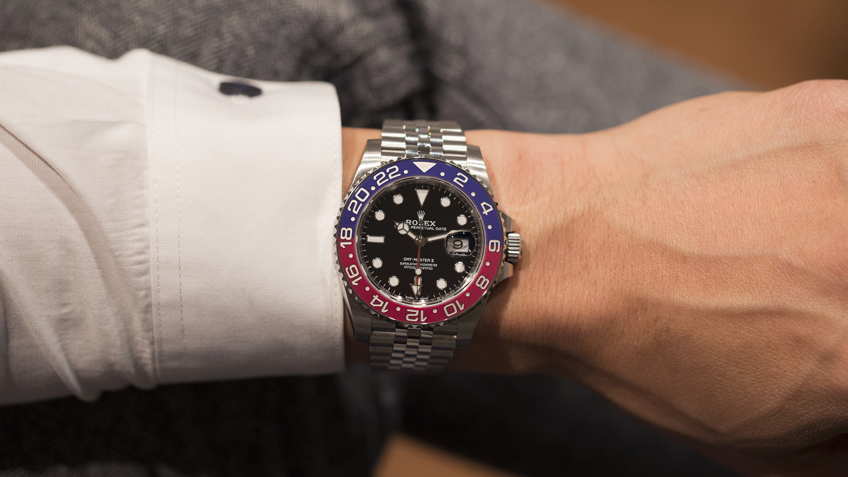 Rolex GMT-Master II In Stainless Steel 
