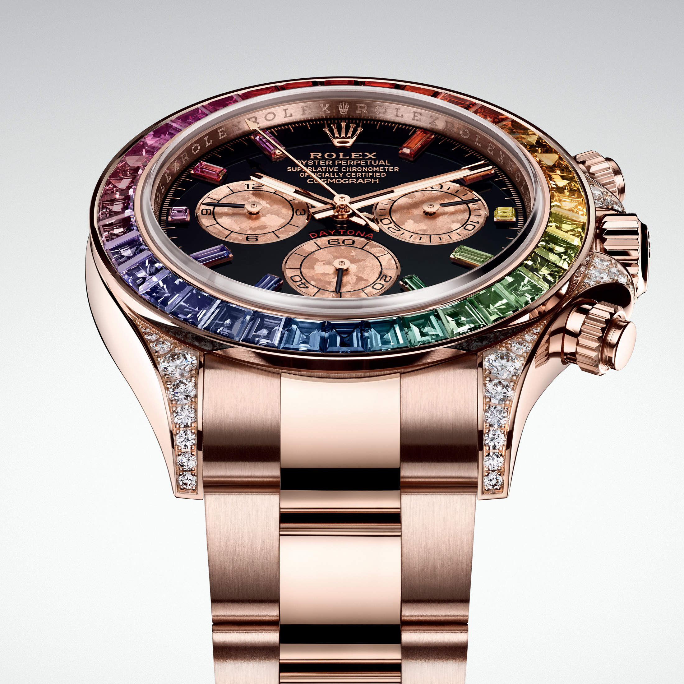 Rolex Daytona Rainbow Swiss Automatic Watch, Gender : Male at Best Price in  Mumbai