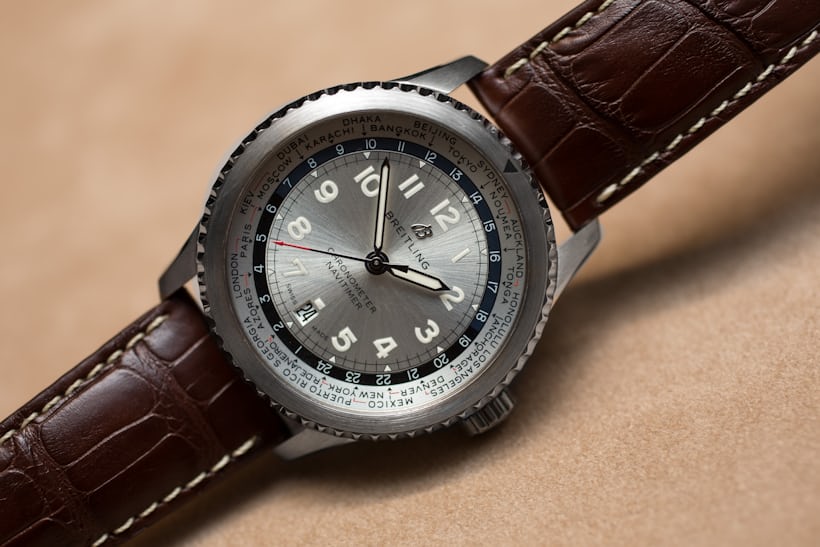 Hands On The Breitling Navitimer 8 5 Automatic Unitime 43 Hodinkee