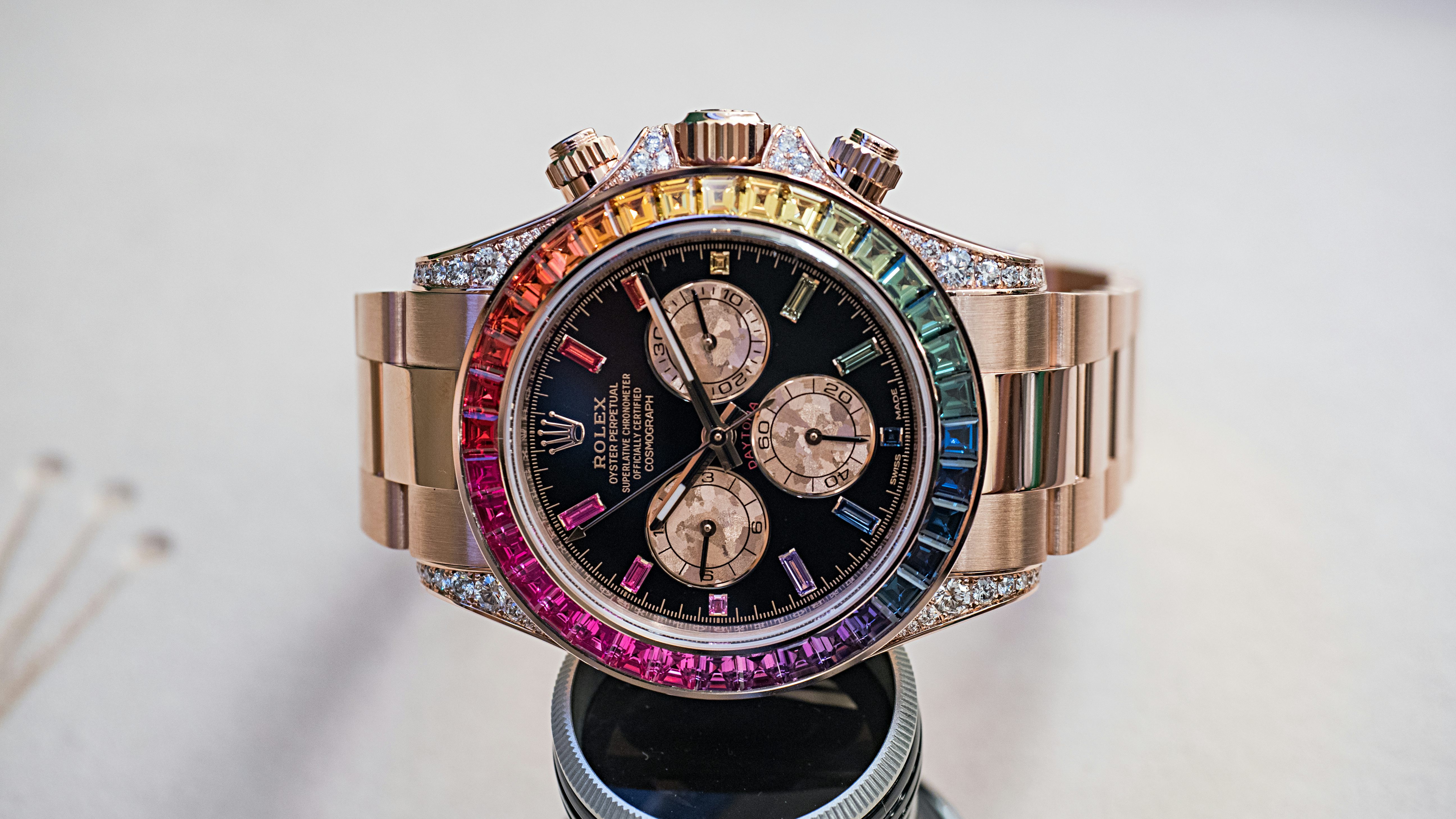 Rolex Men's Daytona Rose Gold Watch