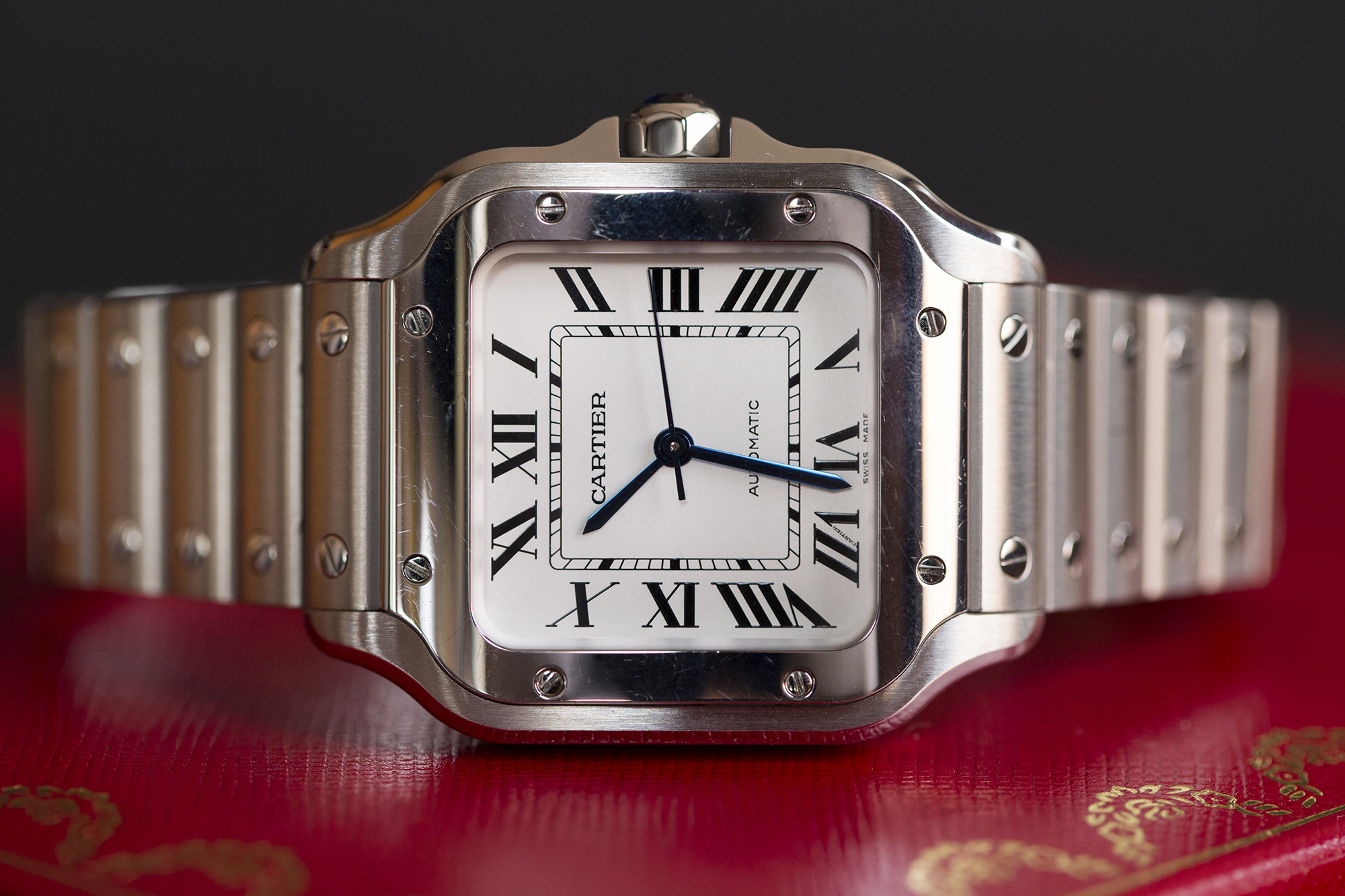 cartier roadster watch stopped