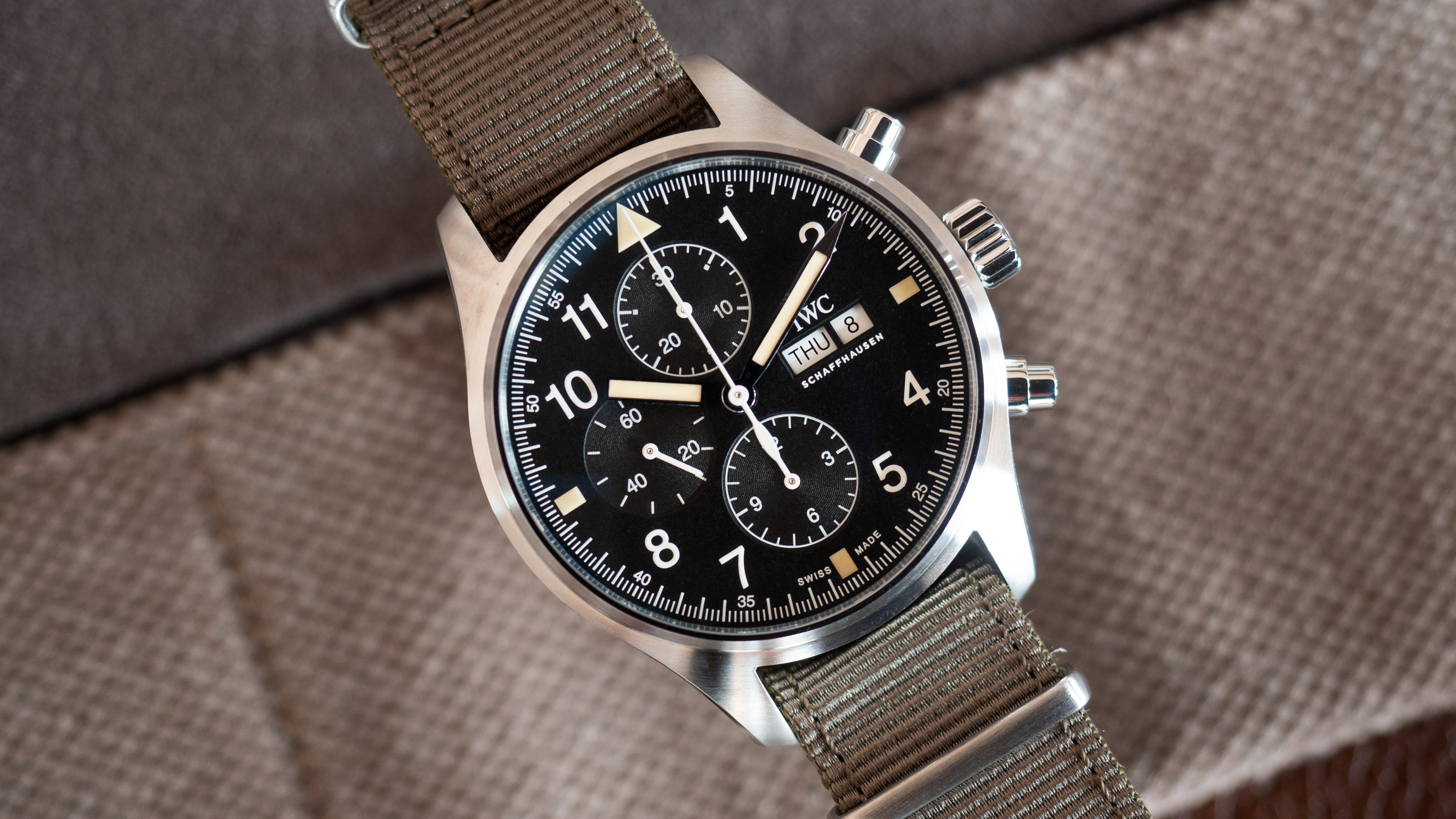 Hands On The IWC Pilot s Watch Chronograph Ref. IW377724