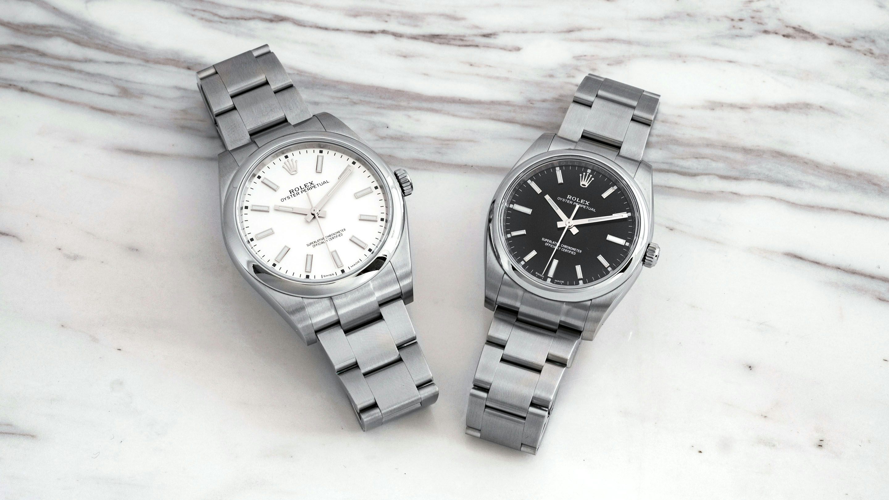 Hands-On: The Rolex Oyster Perpetual, Now With White And Black Dials -  Hodinkee