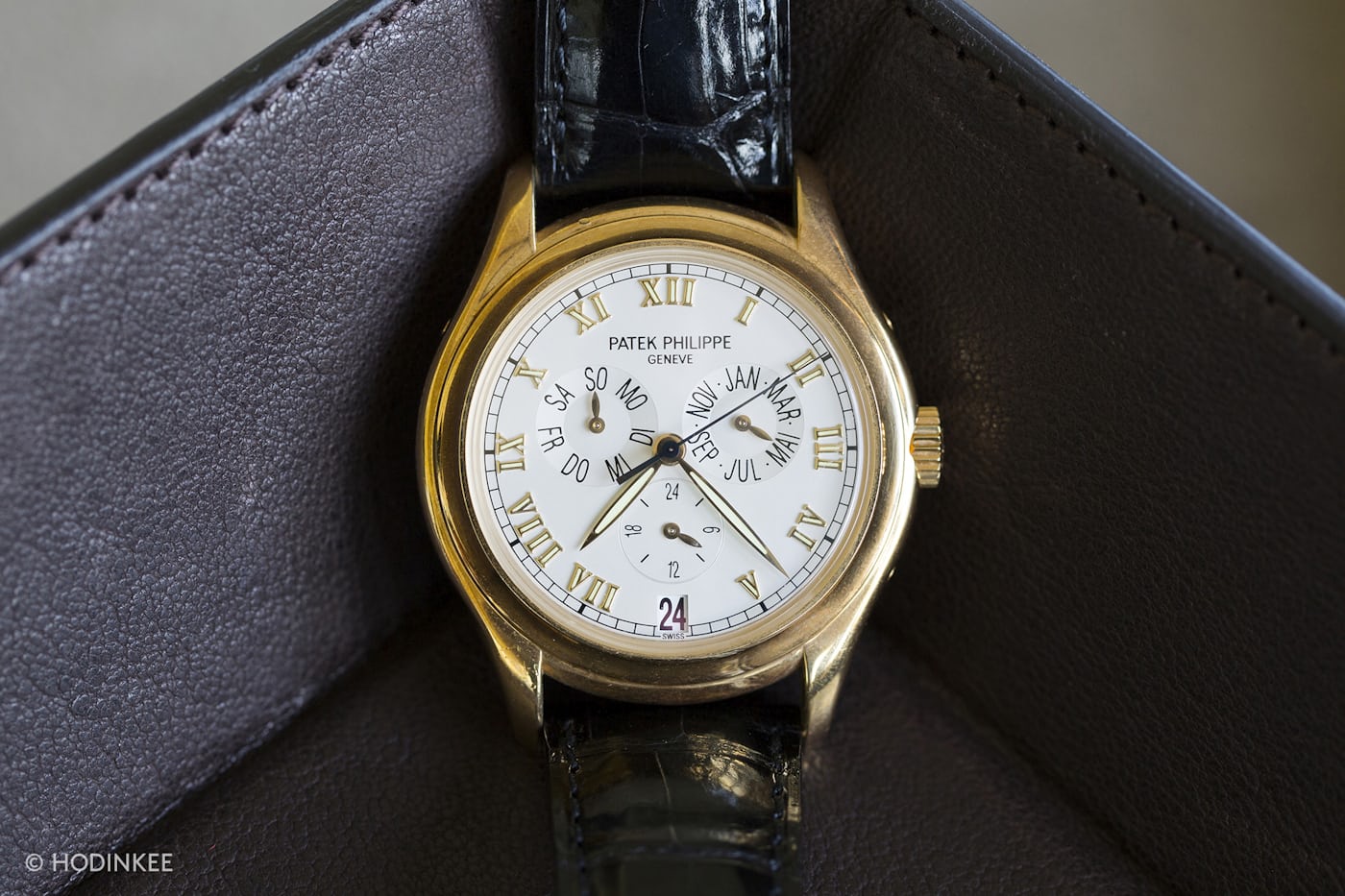 a Patek Philippe 5035 Annual Calendar