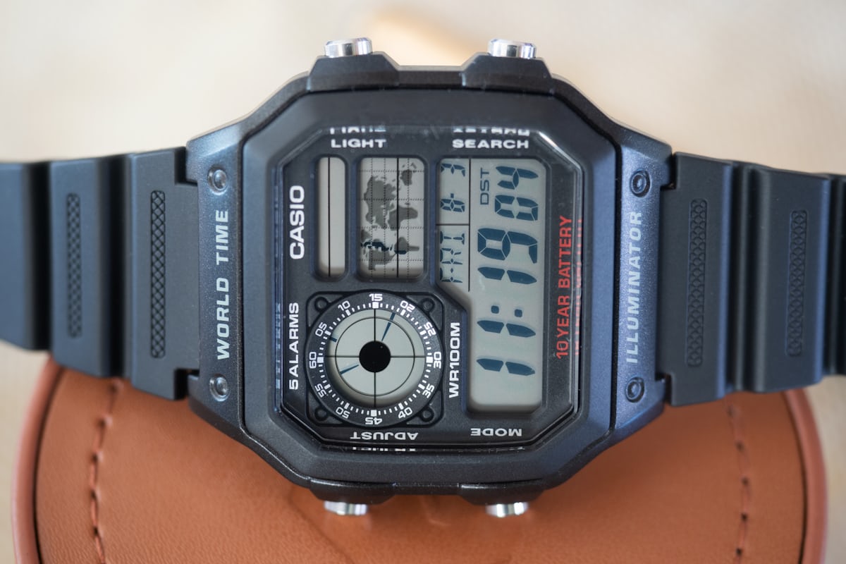The Value Proposition: The Casio AE1200WH-1A World At Less Than One Dollar Per Zone - HODINKEE
